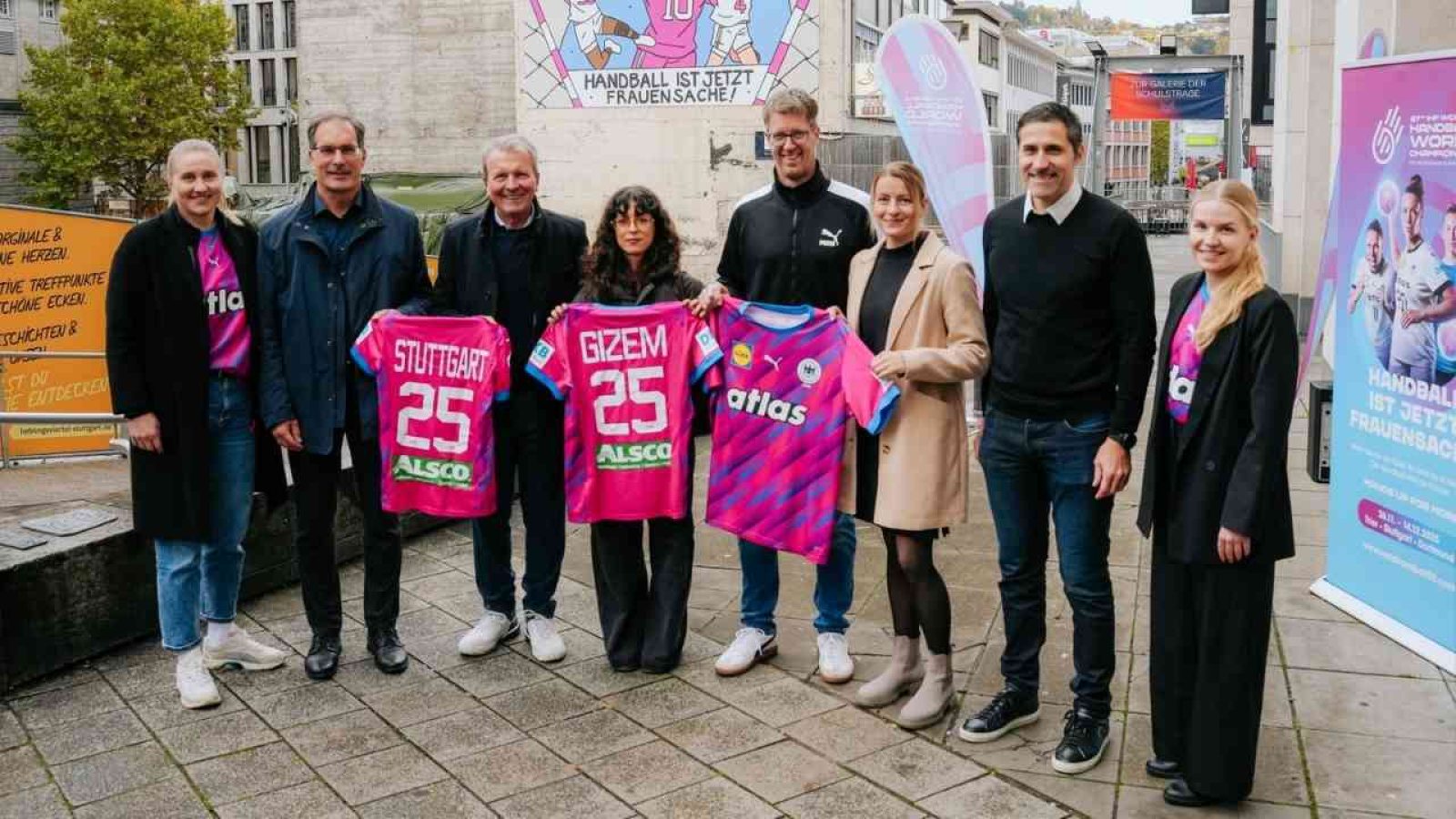 Wandbild soll Aufmerksamkeit für die WM 2025 schaffen