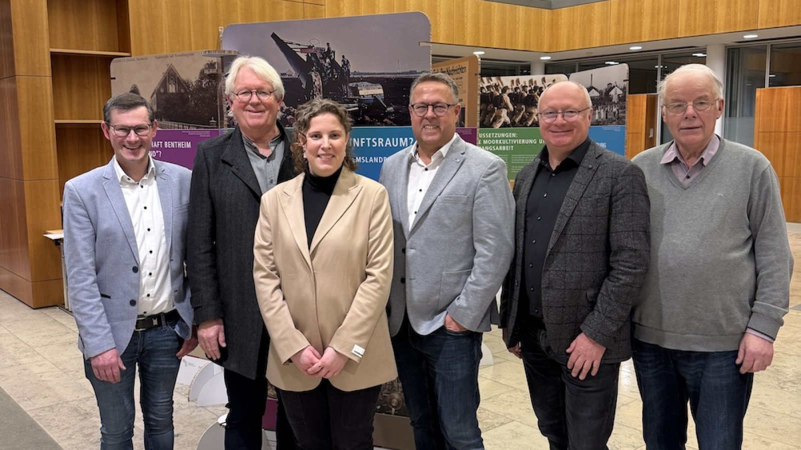 Wanderausstellung Emslandplan_Uelsen_Volksbank Niedergrafschaft