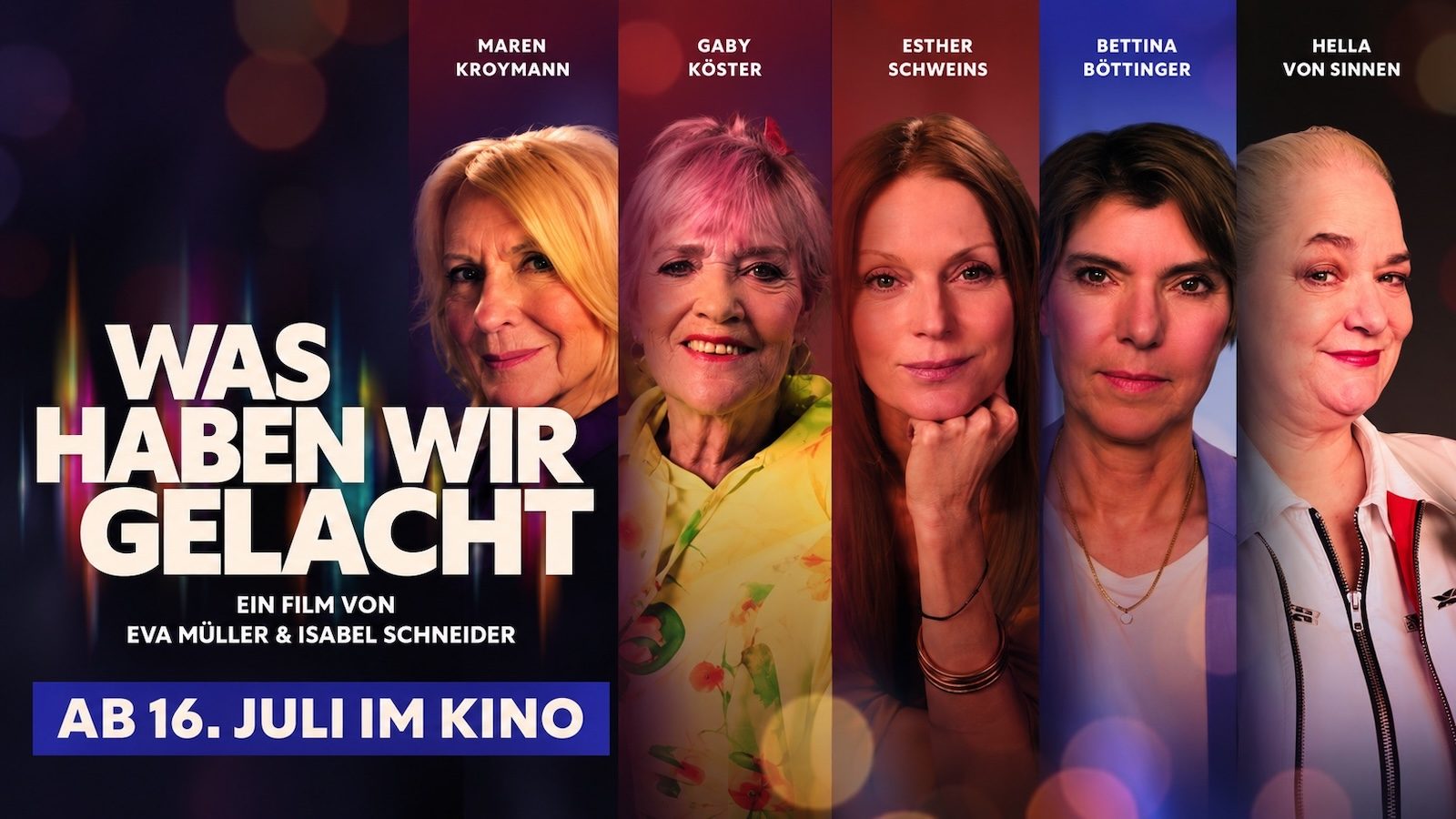 Motiv zum Dokumentarfilm Was haben wir gelacht von Isabel Schneider