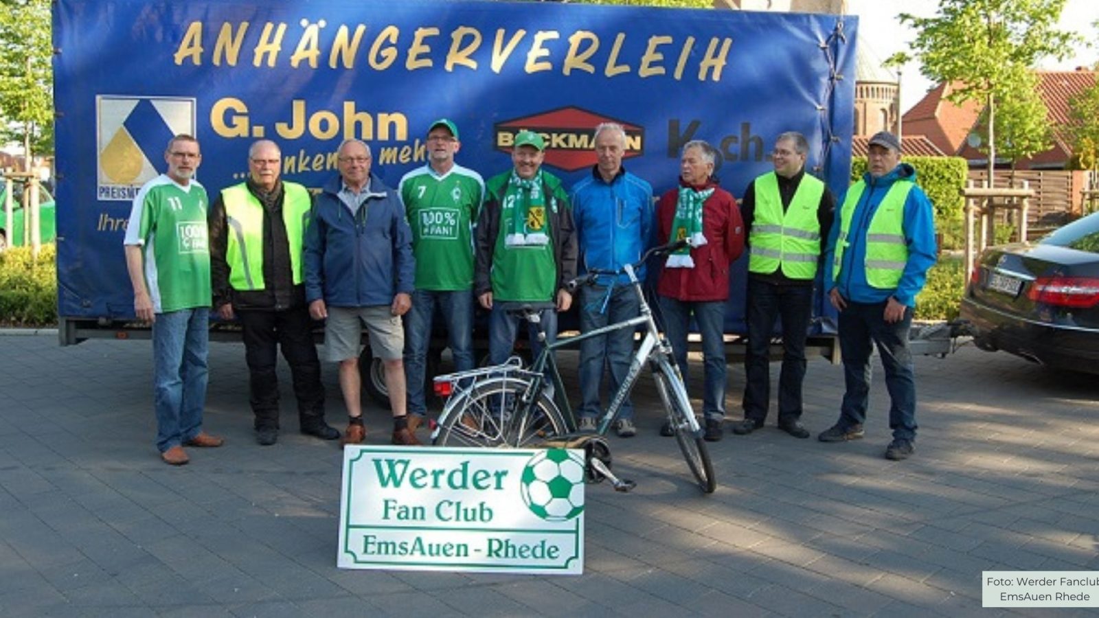 Werder-Fanclub radelt für den guten Zweck