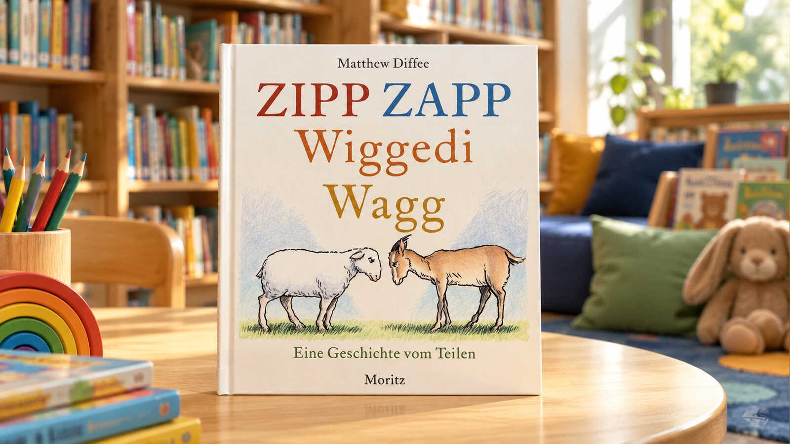 Illustration aus dem Bilderbuch Zipp Zapp Wiggedi Wagg von Matthew Diffee