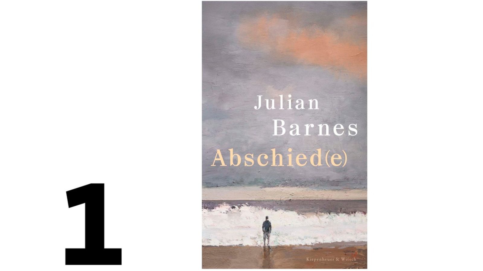 SÜDWESTRUNDFUNK
SWR Bestenliste Februar 2026 - Platz 1: Julian Barnes - Abschied(e)
Platz 1 der SWR Bestenliste Februar 2026: Julian Barnes - Abschied(e)
© SWR/Kiepenheuer & Witsch, honorarfrei - Verwendung gemäß der AGB im Rahmen einer engen, unternehmensbezogenen Berichterstattung im SWR-Zusammenhang bei Nennung "Bild: SWR/Kiepenheuer & Witsch" (S2), SWR Presse/Bildkommunikation, Baden-Baden, Tel: 07221/929-26868, foto@swr.de / Weiterer Text über ots und www.presseportal.de/nr/7169 / Die Verwendung dieses Bildes für redaktionelle Zwecke ist unter Beachtung aller mitgeteilten Nutzungsbedingungen zulässig und dann auch honorarfrei. Veröffentlichung ausschließlich mit Bildrechte-Hinweis.