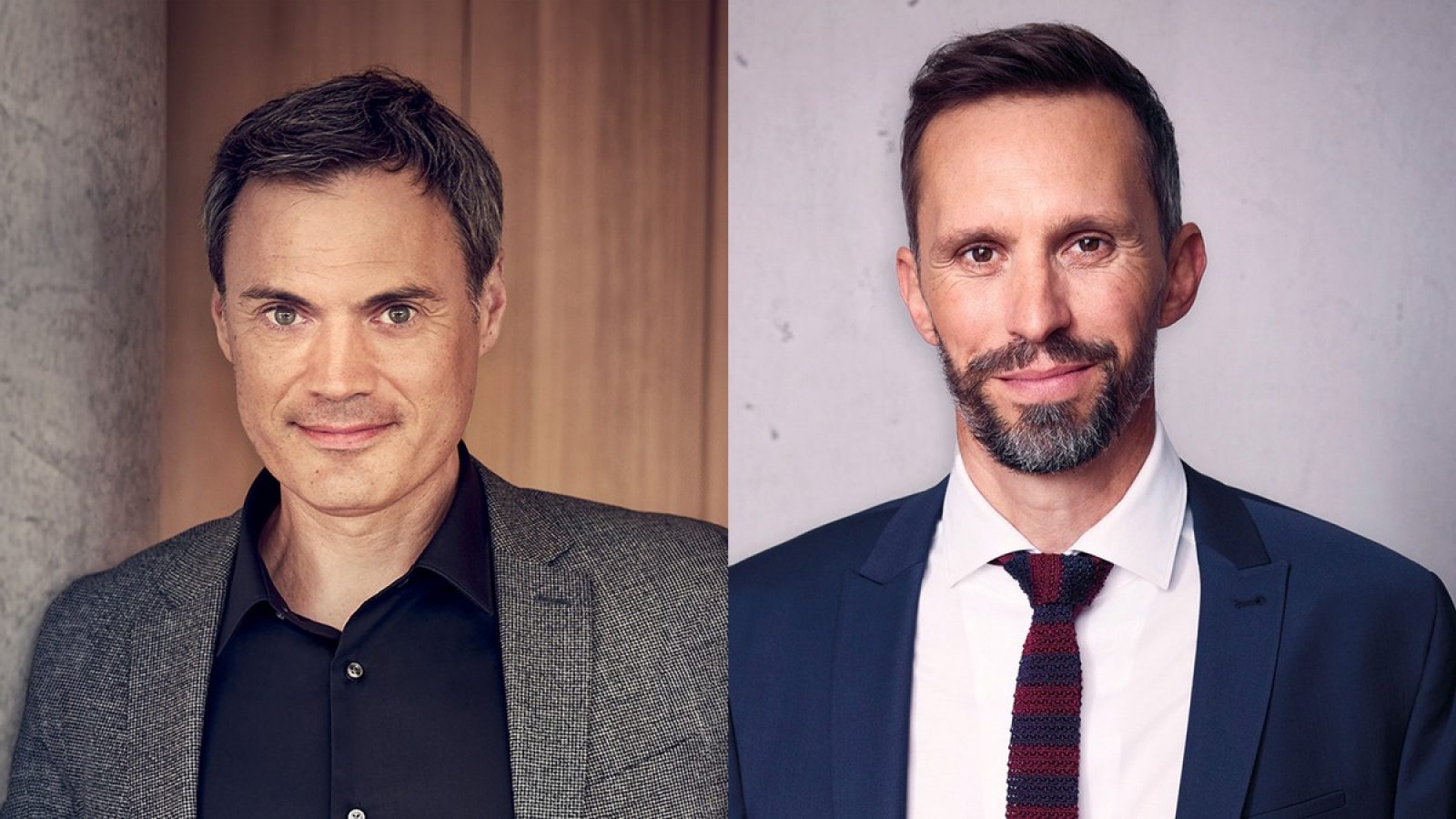 ZDF-Intendant Dr. Norbert Himmler und der ARD-Vorsitzende und hr-Intendant Florian Hager /Nutzung des Bildes nur in Verbindung mit der Meldung inkl. Social Media / Nutzungsrecht: 12.11.2021 - 31.10.2026 / Weiterer Text über ots und www.presseportal.de/nr/7840 / Die Verwendung dieses Bildes für redaktionelle Zwecke ist unter Beachtung aller mitgeteilten Nutzungsbedingungen zulässig und dann auch honorarfrei. Veröffentlichung ausschließlich mit Bildrechte-Hinweis.