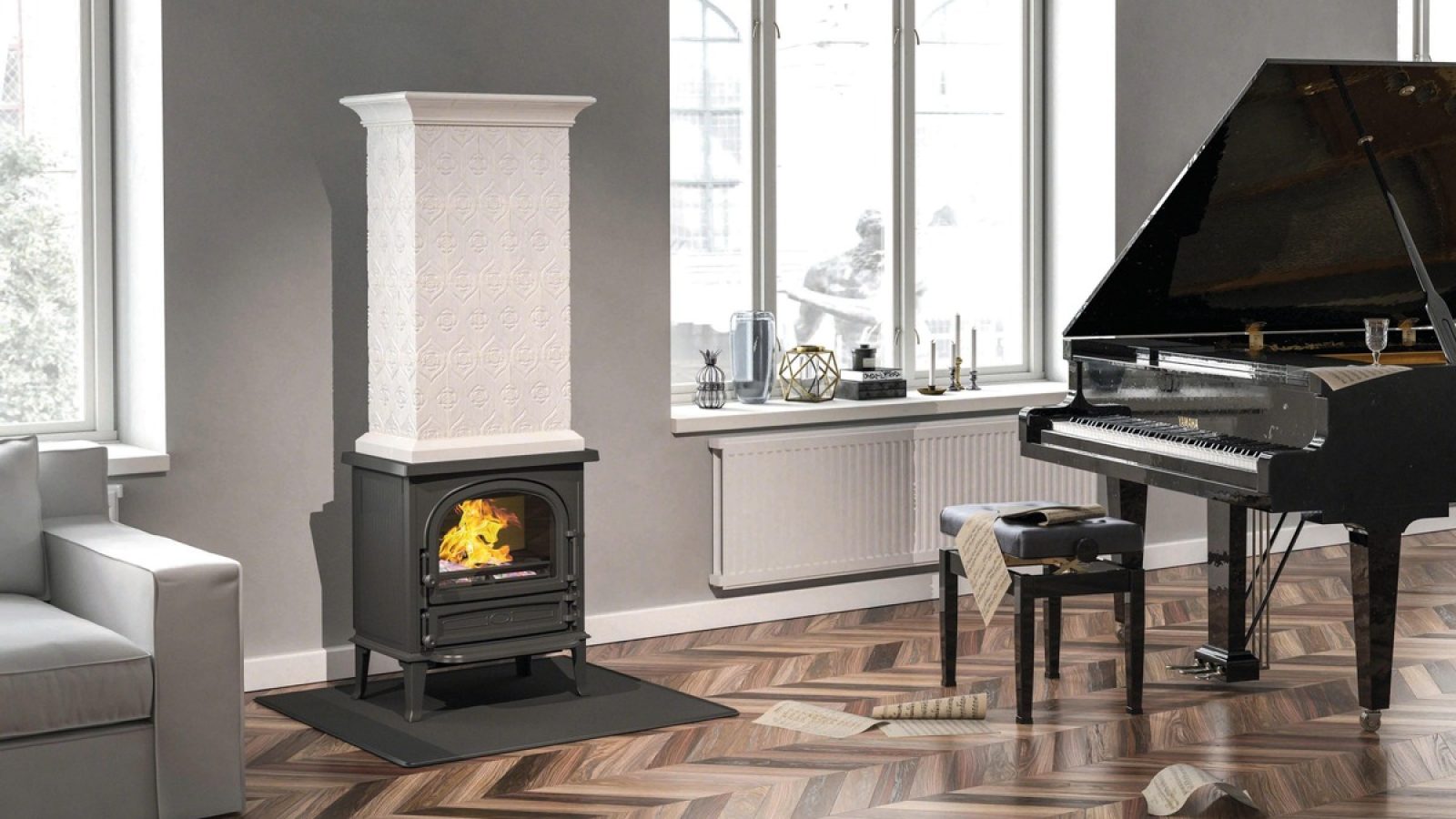 Nostalgie-Kaminofen wächst über sich hinaus - Doppelte Leistung: Heizt schnell auf und speichert die Wärme / Weiterer Text über ots und www.presseportal.de/nr/102207 / Die Verwendung dieses Bildes für redaktionelle Zwecke ist unter Beachtung aller mitgeteilten Nutzungsbedingungen zulässig und dann auch honorarfrei. Veröffentlichung ausschließlich mit Bildrechte-Hinweis.