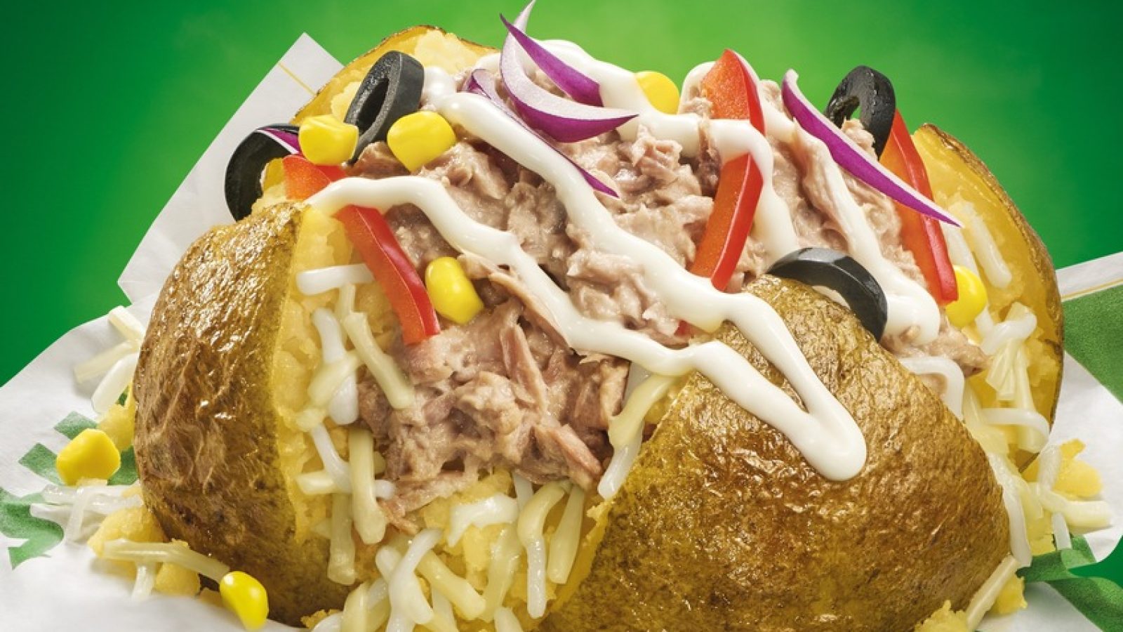 Subway Baked Potato / Weiterer Text über ots und www.presseportal.de/nr/181041 / Die Verwendung dieses Bildes für redaktionelle Zwecke ist unter Beachtung aller mitgeteilten Nutzungsbedingungen zulässig und dann auch honorarfrei. Veröffentlichung ausschließlich mit Bildrechte-Hinweis.