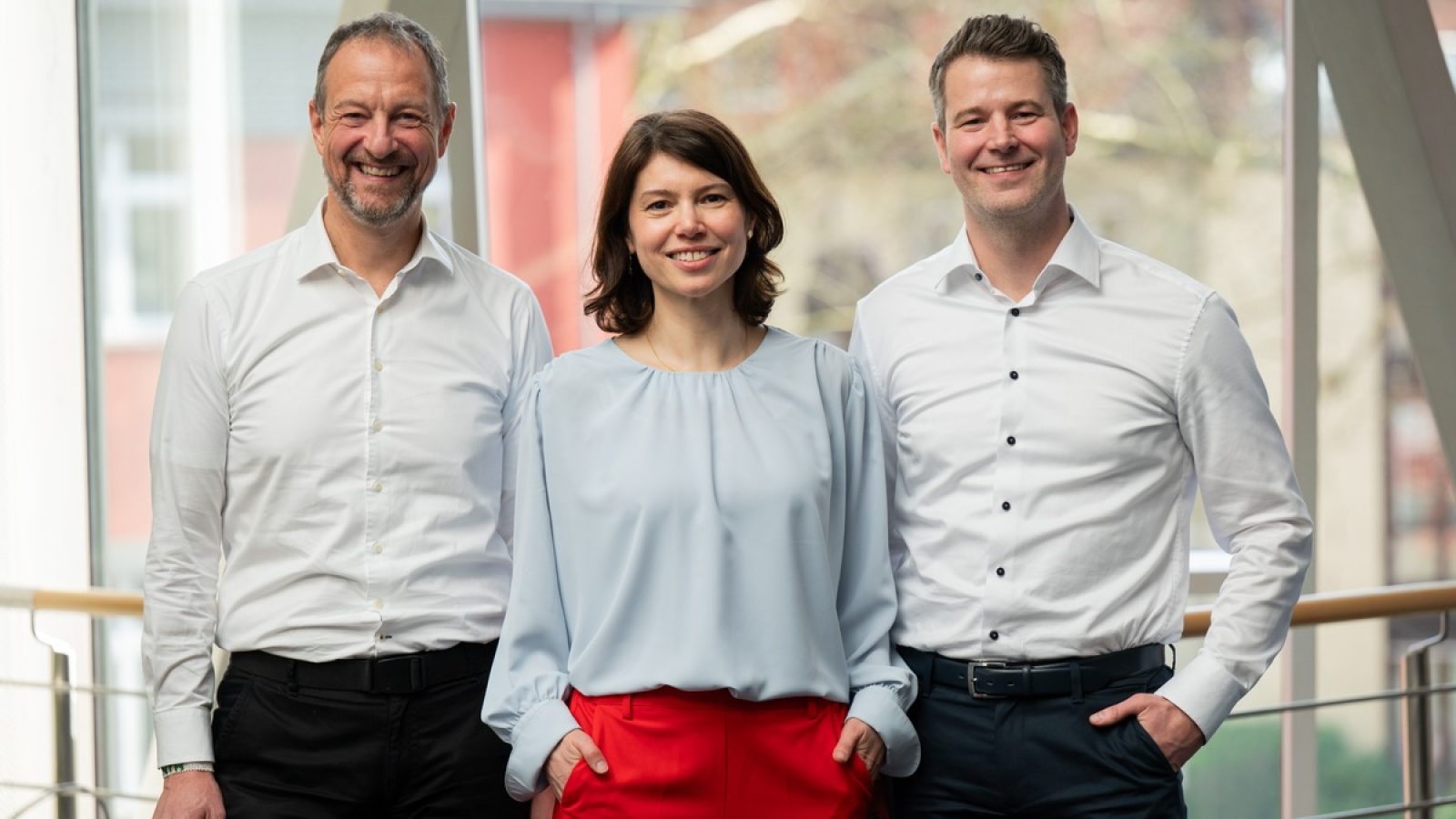 Der GLS Bank Vorstand (v.l.): Dirk Kannacher, Aysel Osmanoglu, Michael Ahlers in der GLS Bank in Bochum im Februar 2026. / Weiterer Text über ots und www.presseportal.de/nr/64894 / Die Verwendung dieses Bildes für redaktionelle Zwecke ist unter Beachtung aller mitgeteilten Nutzungsbedingungen zulässig und dann auch honorarfrei. Veröffentlichung ausschließlich mit Bildrechte-Hinweis.