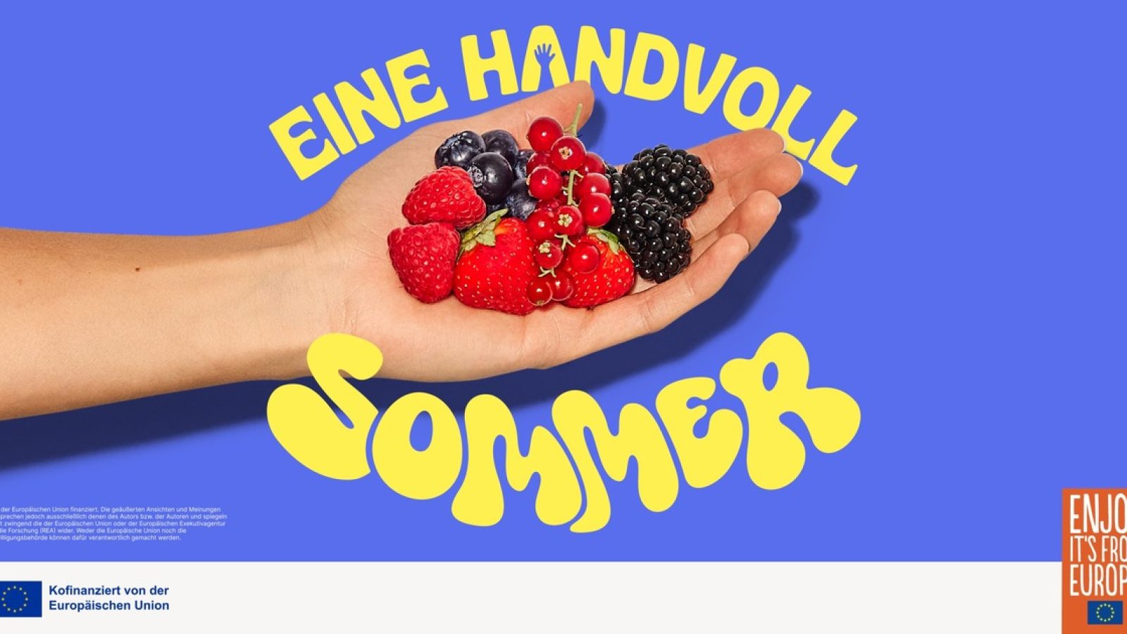 Eine Handvoll Sommer: Europäische Beeren als unkomplizierter Genuss für jeden Tag. / Weiterer Text über ots und www.presseportal.de/nr/113924 / Die Verwendung dieses Bildes für redaktionelle Zwecke ist unter Beachtung aller mitgeteilten Nutzungsbedingungen zulässig und dann auch honorarfrei. Veröffentlichung ausschließlich mit Bildrechte-Hinweis.