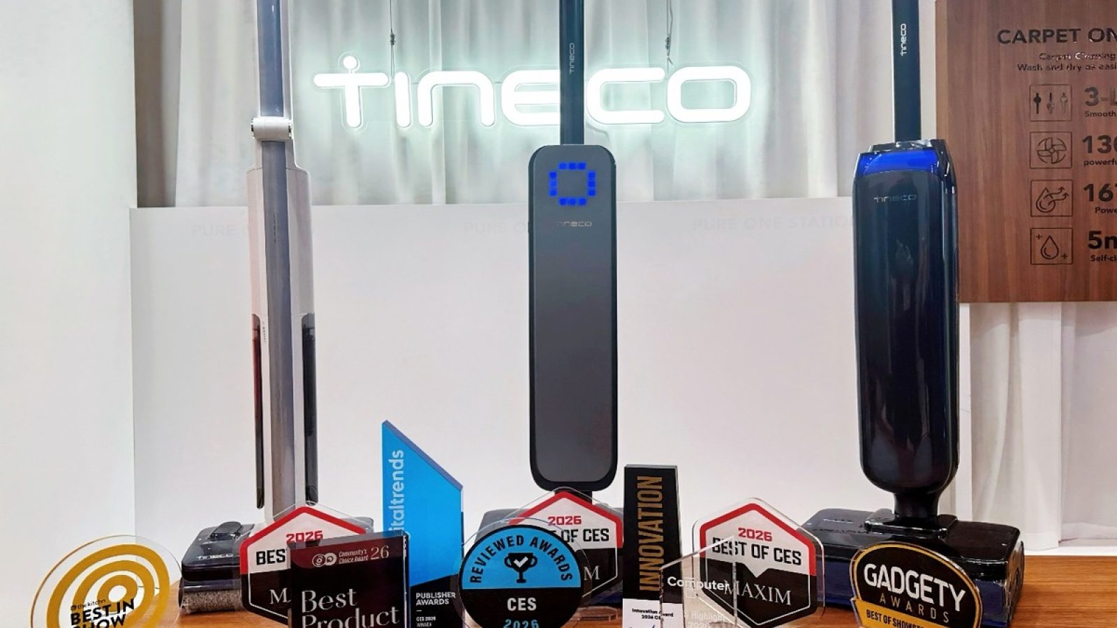 Durchdachtes Design, intelligente Leistung und echte Alltagstauglichkeit machen Tineco zu einer der meistgefeierten Marken der CES 2026 / Weiterer Text über ots und www.presseportal.de/nr/158602 / Die Verwendung dieses Bildes für redaktionelle Zwecke ist unter Beachtung aller mitgeteilten Nutzungsbedingungen zulässig und dann auch honorarfrei. Veröffentlichung ausschließlich mit Bildrechte-Hinweis.