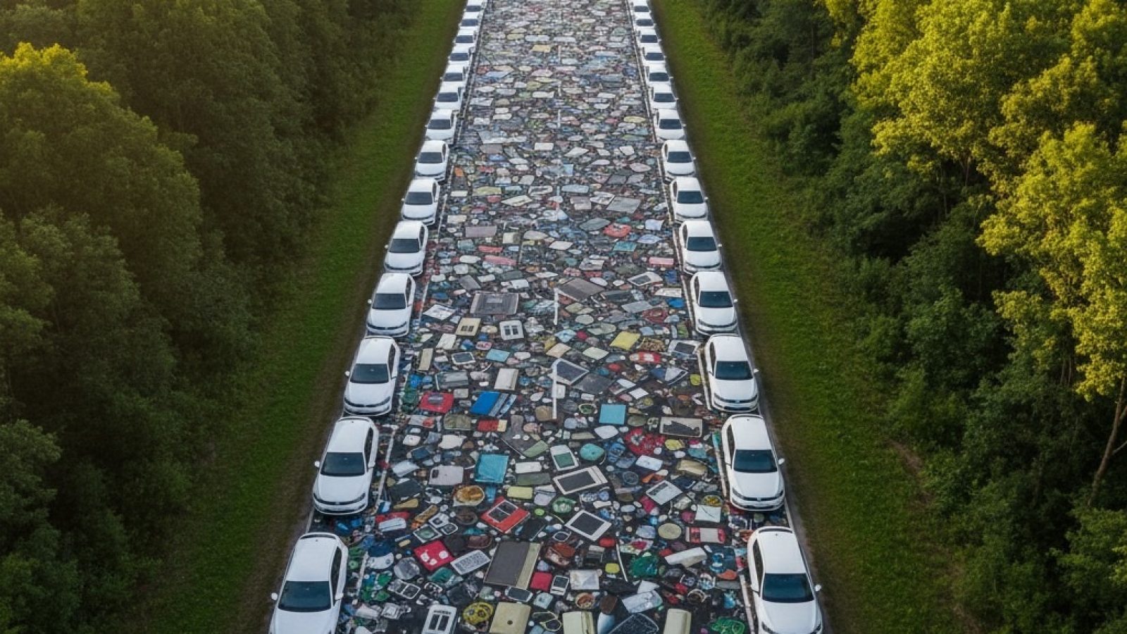 Über 110.000 E-Teile und 56 Tonnen Elektroschrott wurden bereits in Hannover und der Region gesammelt, dokumentiert und recycelt - das entspricht dem Gewicht von 56 Kleinwagen. Das E-Waste Race 2026 macht Dimensionen greifbar. / Weiterer Text über ots und www.presseportal.de/nr/64783 / Die Verwendung dieses Bildes für redaktionelle Zwecke ist unter Beachtung aller mitgeteilten Nutzungsbedingungen zulässig und dann auch honorarfrei. Veröffentlichung ausschließlich mit Bildrechte-Hinweis.