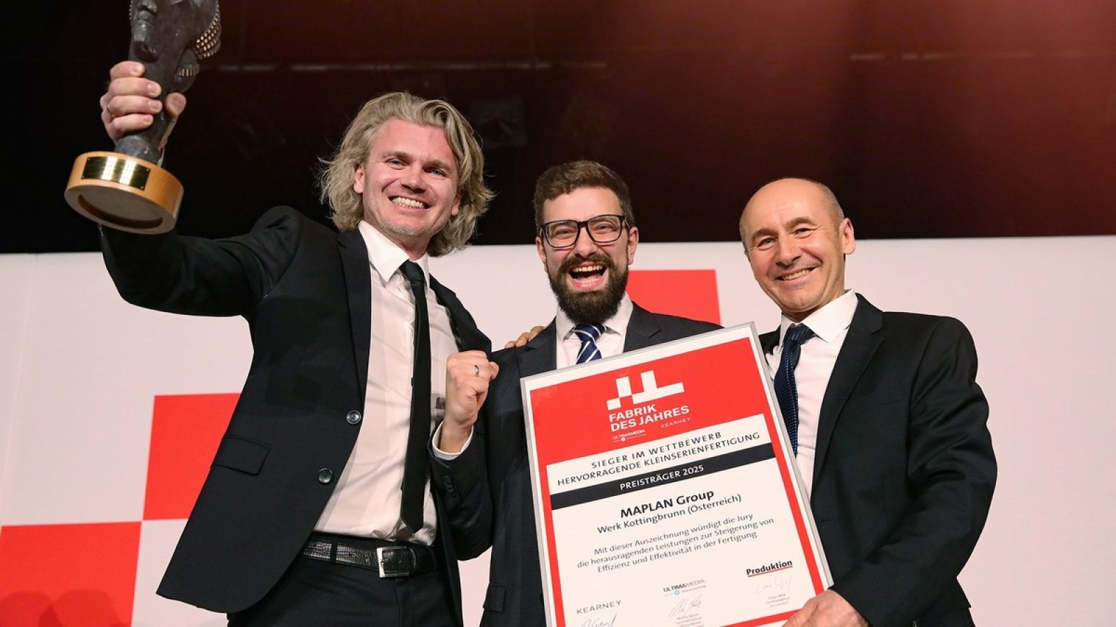 MAPLAN zur Fabrik des Jahres - Hervorragende Kleinserienfertigung - gekürt