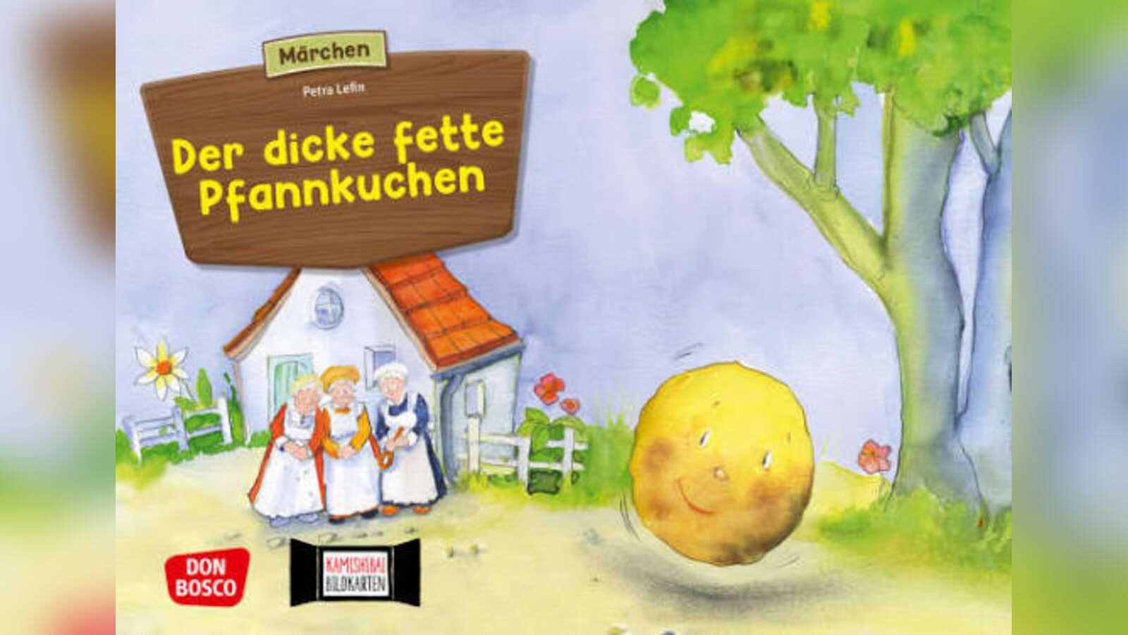 Illustration zum Märchen Der dicke, fette Pfannkuchen aus dem Don Bosco Verlag