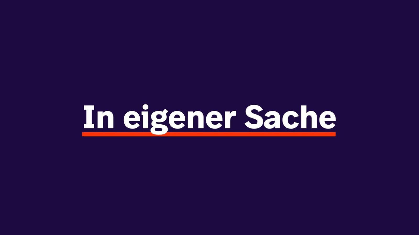 Tafel: In eigner Sache
© SWR, honorarfrei - Verwendung gemäß der AGB im engen inhaltlichen, redaktionellen Zusammenhang mit genannter SWR-Sendung und bei Nennung "Bild: SWR" (S2+). SWR Presse/Bildkommunikation, Baden-Baden, Tel: 07221/929-22202, foto@swr.de / Weiterer Text über ots und www.presseportal.de/nr/7169 / Die Verwendung dieses Bildes für redaktionelle Zwecke ist unter Beachtung aller mitgeteilten Nutzungsbedingungen zulässig und dann auch honorarfrei. Veröffentlichung ausschließlich mit Bildrechte-Hinweis.