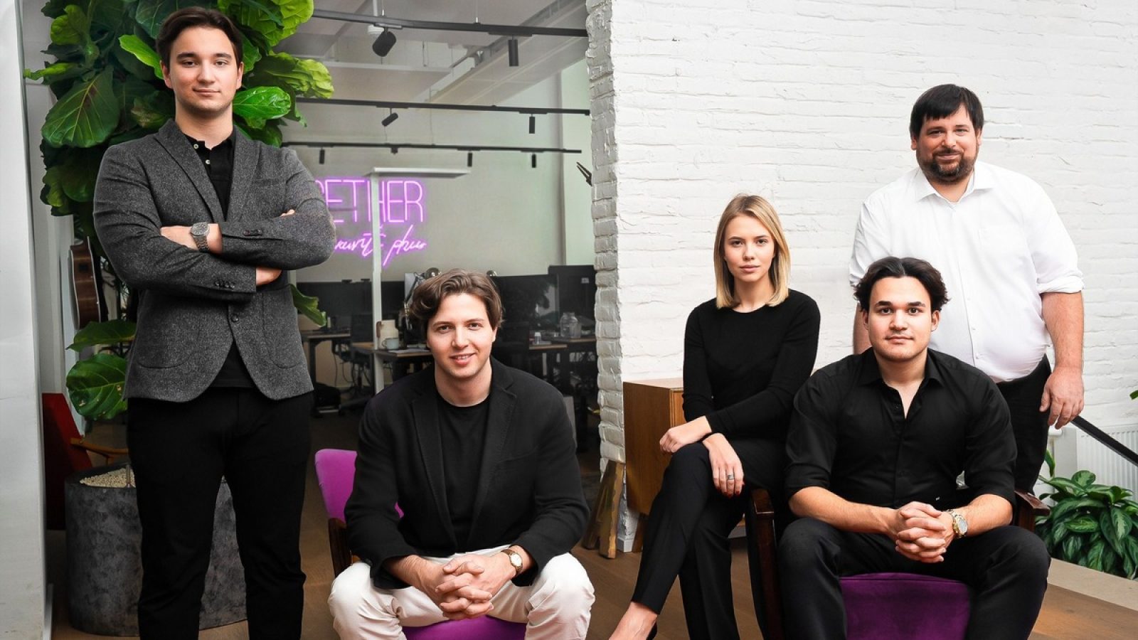 v.l.n.r. Philipp Attensam, Constantin Weiland, Viktoriia Hresko, Mikail Celik, Stefan Wagner