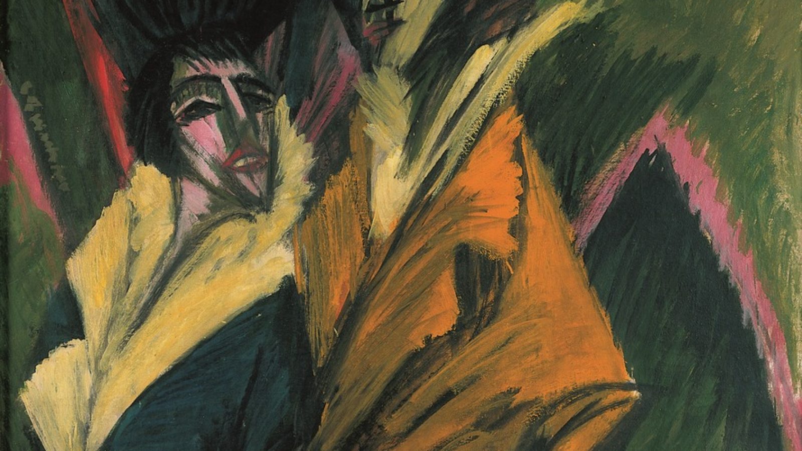 Ernst Ludwig Kirchner, Zwei Frauen auf der Strasse, 1914. © bpk / Kunstsammlung Nordrhein-Westfalen, Düsseldorf / Achim Kukulies / Weiterer Text über ots und www.presseportal.ch/de/nr/100103371 / Die Verwendung dieses Bildes für redaktionelle Zwecke ist unter Beachtung aller mitgeteilten Nutzungsbedingungen zulässig und dann auch honorarfrei. Veröffentlichung ausschließlich mit Bildrechte-Hinweis.