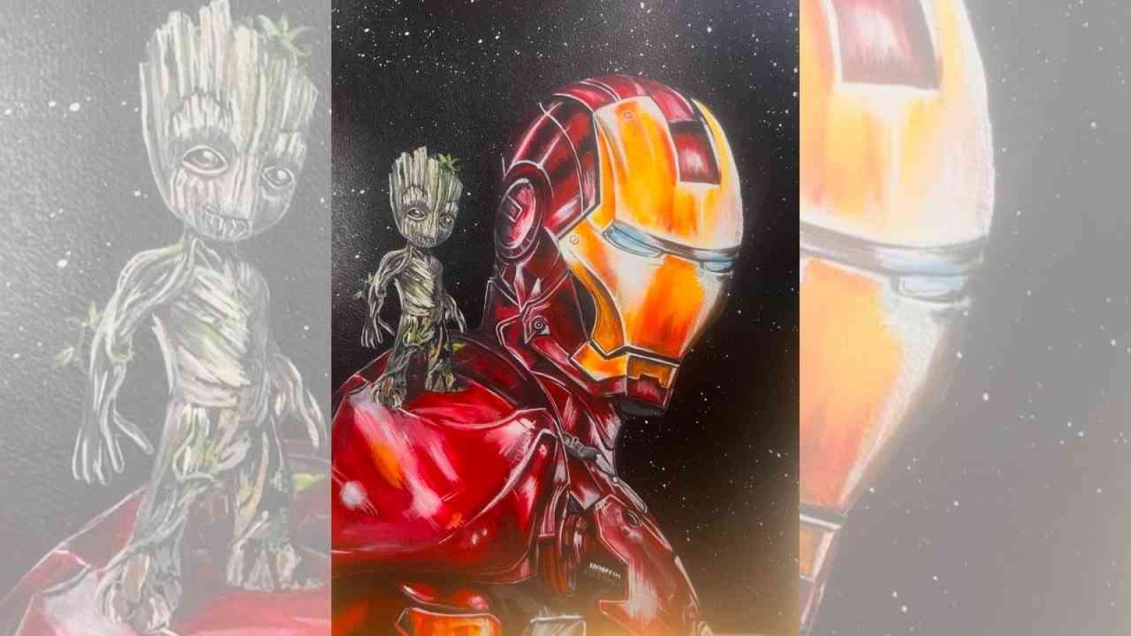 Jugendliche gestalten eigene Superhelden im Marvel-Stil