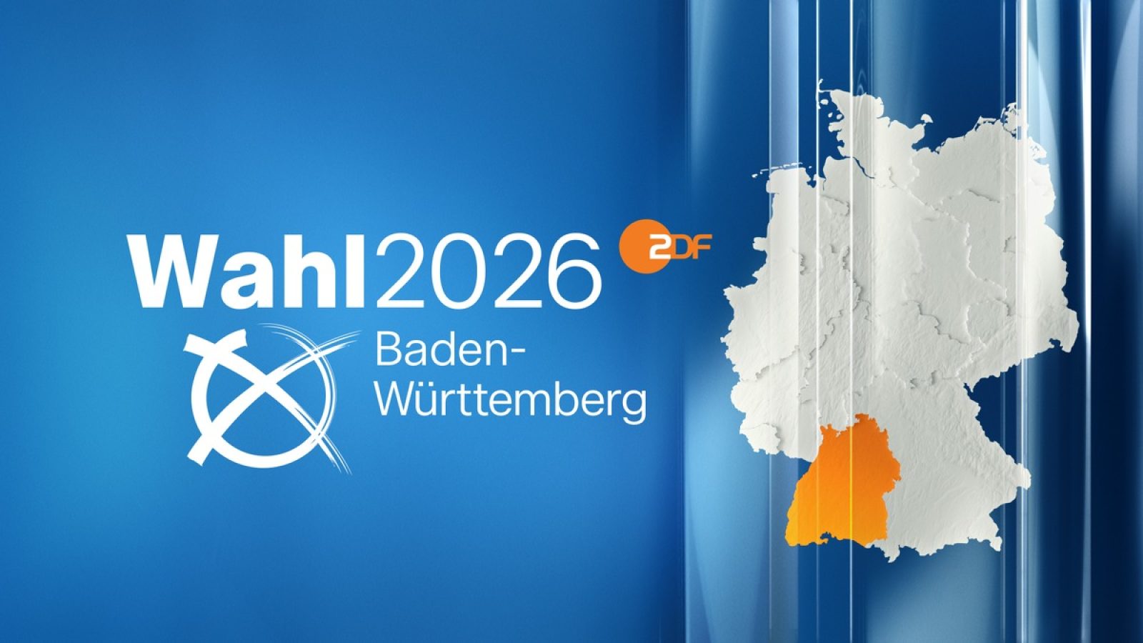 Die erste von fünf Landtagswahlen in diesem Jahr: Über die Wahl in Baden-Württemberg berichtet das ZDF live.  / Nutzung des Logos nur in Verbindung mit der Meldung inkl. Social Media / ZDF/Brand New Media / Weiterer Text über ots und www.presseportal.de/nr/7840 / Die Verwendung dieses Bildes für redaktionelle Zwecke ist unter Beachtung aller mitgeteilten Nutzungsbedingungen zulässig und dann auch honorarfrei. Veröffentlichung ausschließlich mit Bildrechte-Hinweis.