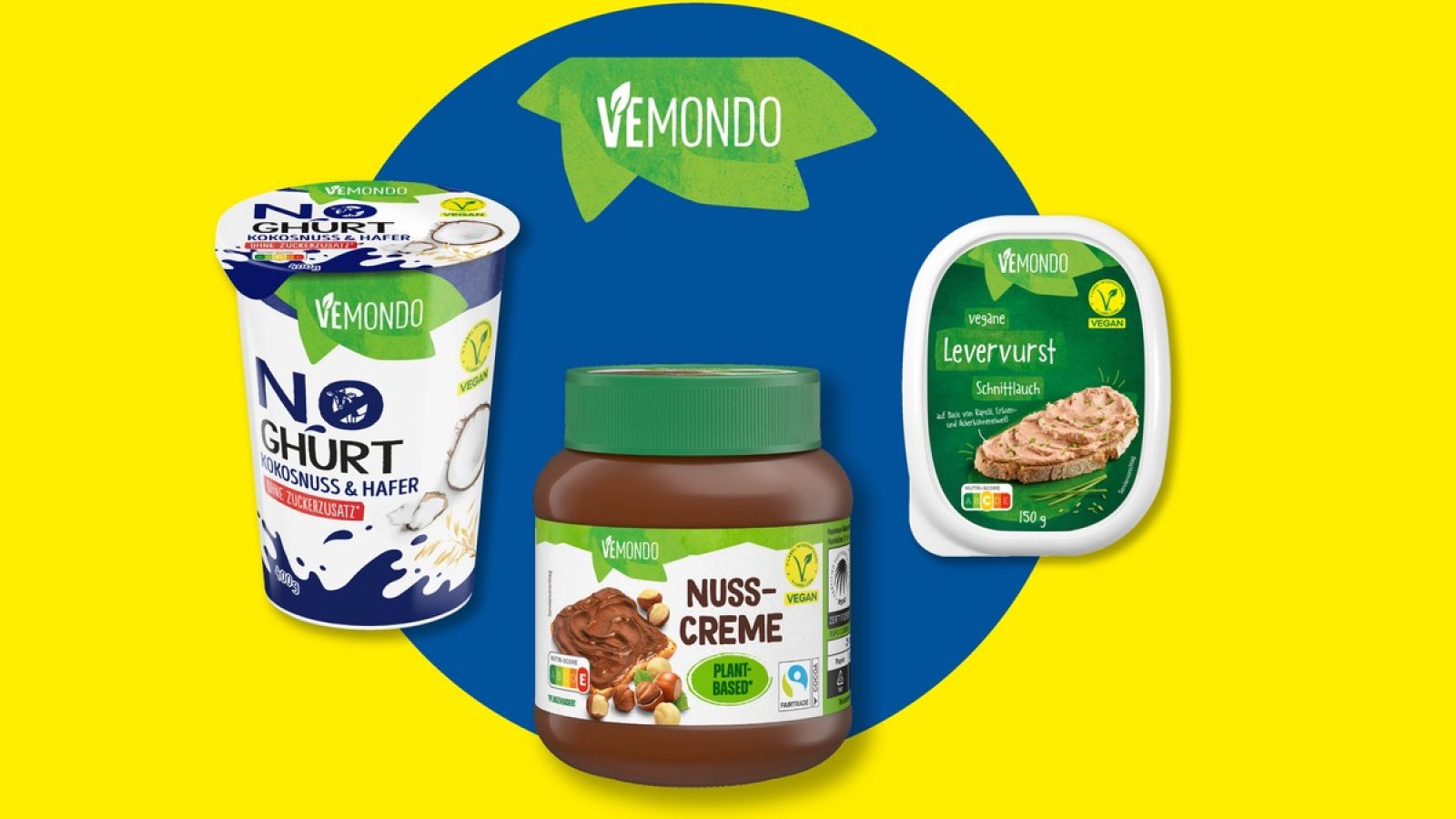 Lidl räumt zum fünften Mal in Folge bei den V-Label-Awards ab. Vegane Eigenmarke "Vemondo" sowie Levervurst, Nuss-Nougat-Creme und No Ghurt: Lidl erhält vier Auszeichnungen. Foto: Lidl / Weiterer Text über ots und www.presseportal.de/nr/58227 / Die Verwendung dieses Bildes für redaktionelle Zwecke ist unter Beachtung aller mitgeteilten Nutzungsbedingungen zulässig und dann auch honorarfrei. Veröffentlichung ausschließlich mit Bildrechte-Hinweis.