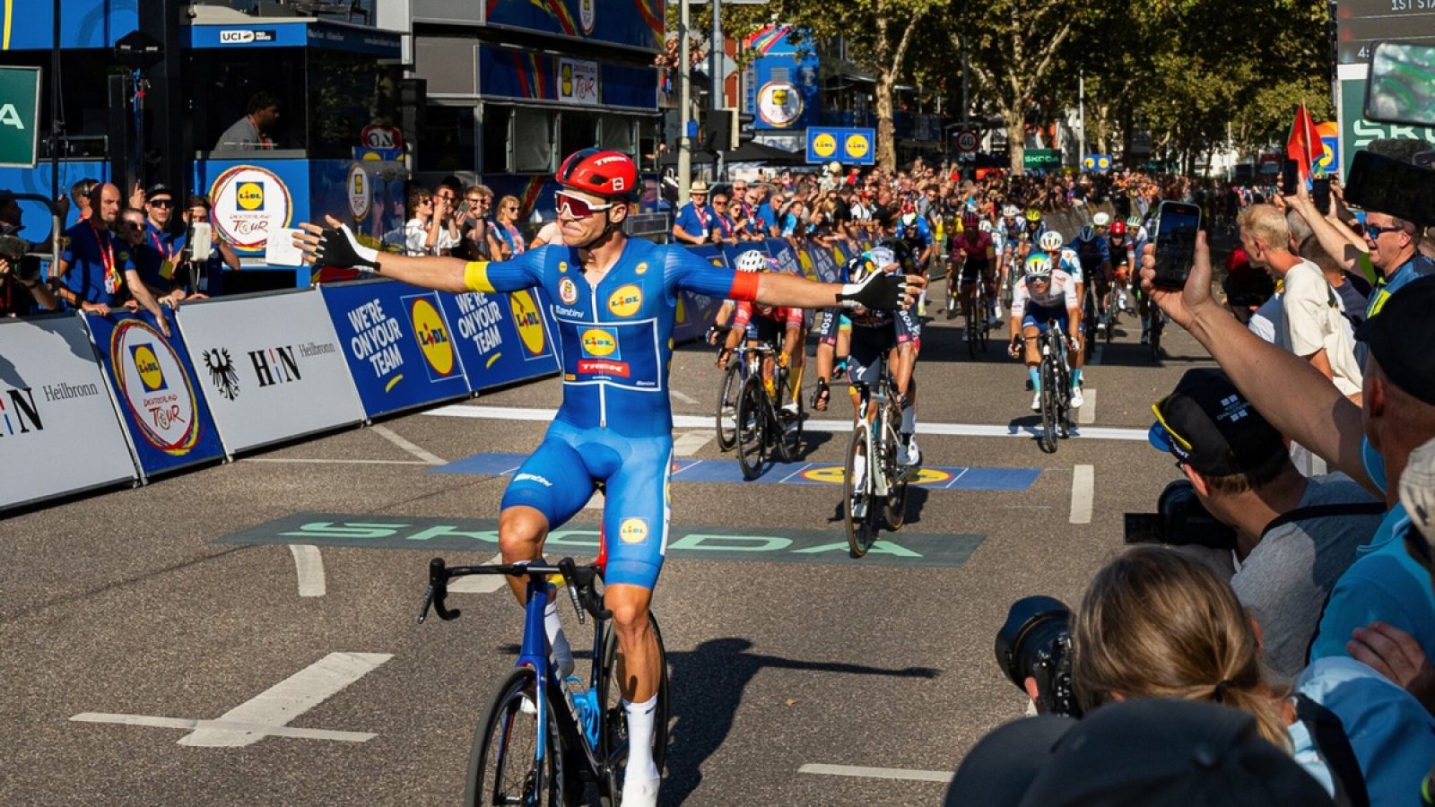 Lidl Deutschland Tour kommt zum Finale nach Heilbronn / Weiterer Text über ots und www.presseportal.de/nr/58227 / Die Verwendung dieses Bildes für redaktionelle Zwecke ist unter Beachtung aller mitgeteilten Nutzungsbedingungen zulässig und dann auch honorarfrei. Veröffentlichung ausschließlich mit Bildrechte-Hinweis.