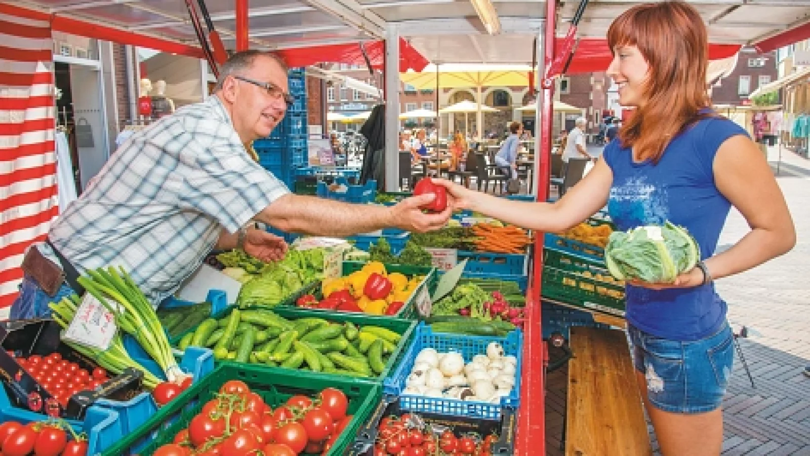 Wochenmarkt verlegt wegen Rathauskirmes