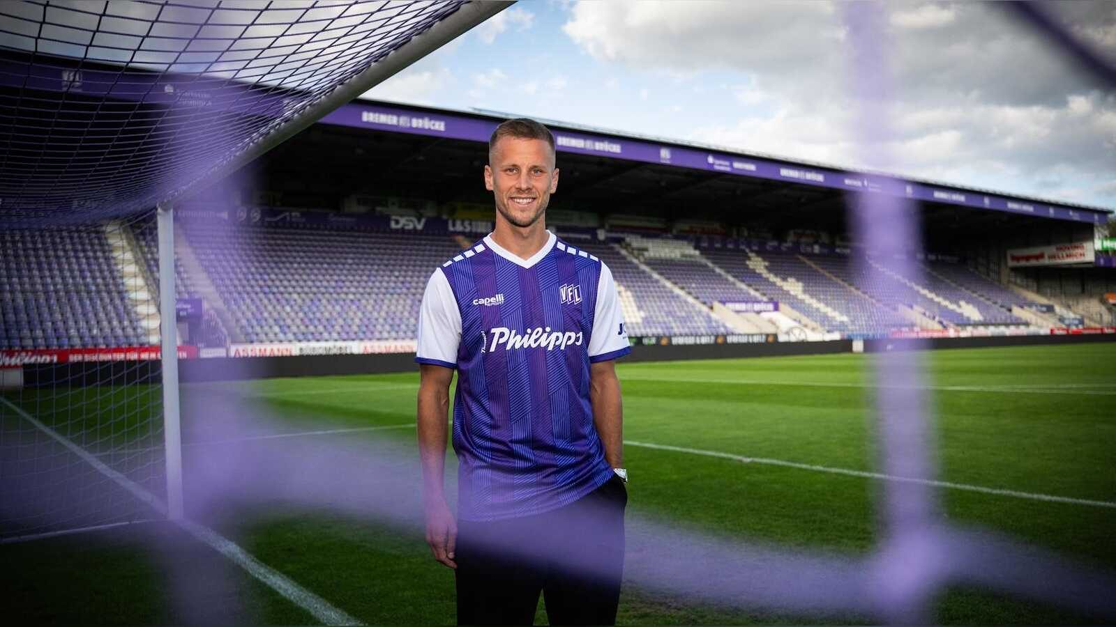 Adrian Beck, neuer Mittelfeldspieler des VfL Osnabrück