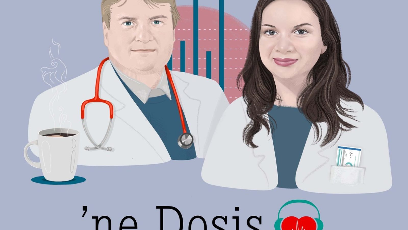 Eine Million Aufrufe: Medizin-Podcast 'ne Dosis Wissen überzeugt Menschen im Gesundheitswesen. Die Verwendung dieses Bildes ist für redaktionelle Zwecke bis zum 16.12.2028 zulässig, jedoch ausschließlich mit Bezug auf die ursprüngliche Meldung und nur mit vollständigem Bildrechtehinweis. / Weiterer Text über ots und www.presseportal.de/nr/52678 / Die Verwendung dieses Bildes für redaktionelle Zwecke ist unter Beachtung aller mitgeteilten Nutzungsbedingungen zulässig und dann auch honorarfrei. Veröffentlichung ausschließlich mit Bildrechte-Hinweis.