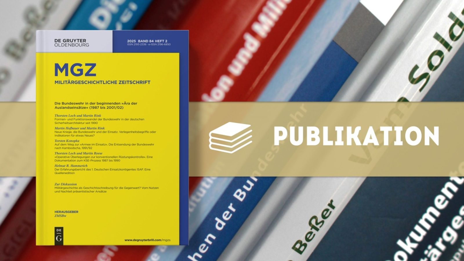 Cover MGZ 2/2025 / Weiterer Text über ots und www.presseportal.de/nr/171701 / Die Verwendung dieses Bildes für redaktionelle Zwecke ist unter Beachtung aller mitgeteilten Nutzungsbedingungen zulässig und dann auch honorarfrei. Veröffentlichung ausschließlich mit Bildrechte-Hinweis.
