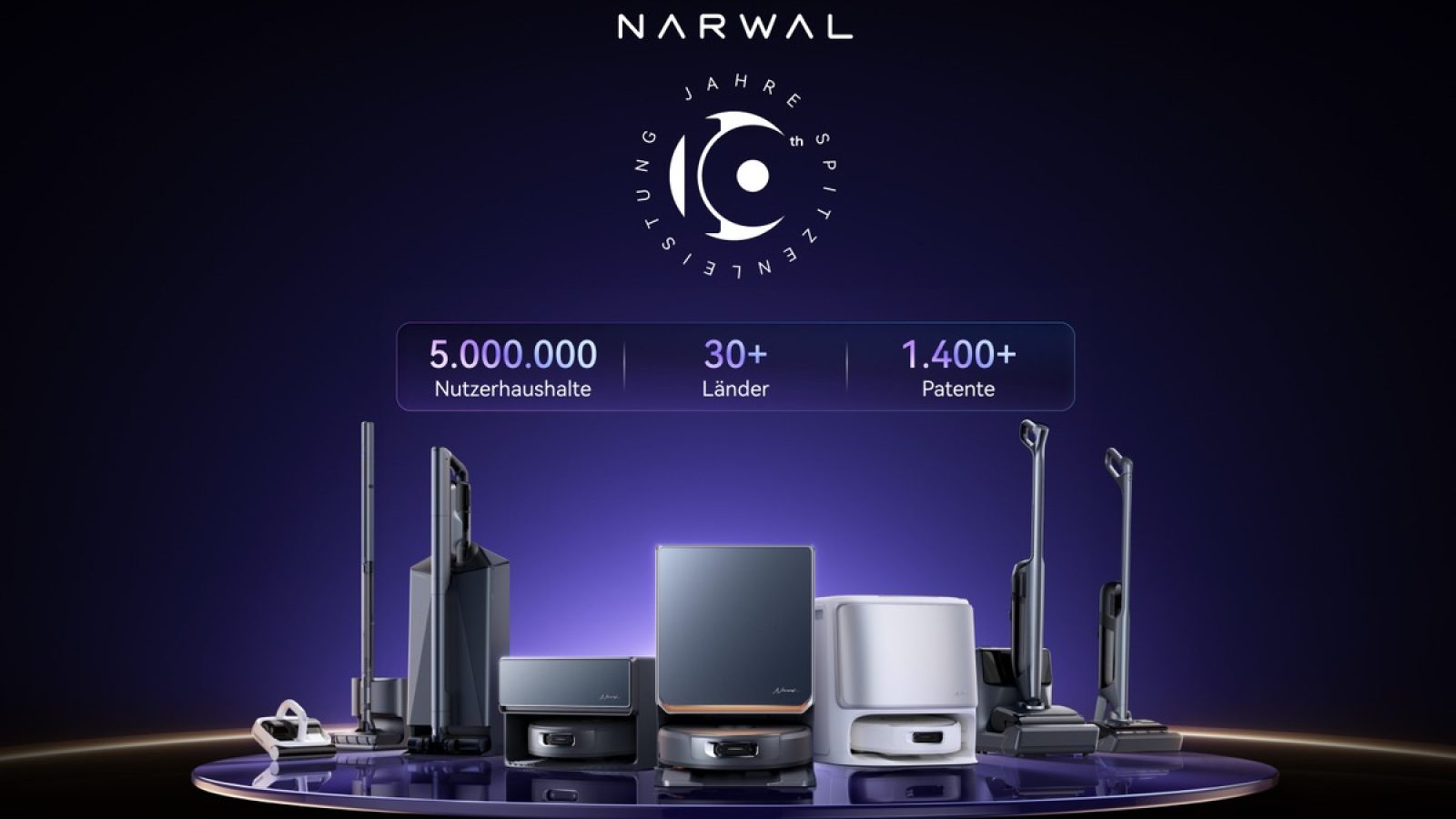 Das Narwal Produktportfolio anlässlich des 10-jährigen Jubiläums / Weiterer Text über ots und www.presseportal.de/nr/178182 / Die Verwendung dieses Bildes für redaktionelle Zwecke ist unter Beachtung aller mitgeteilten Nutzungsbedingungen zulässig und dann auch honorarfrei. Veröffentlichung ausschließlich mit Bildrechte-Hinweis.