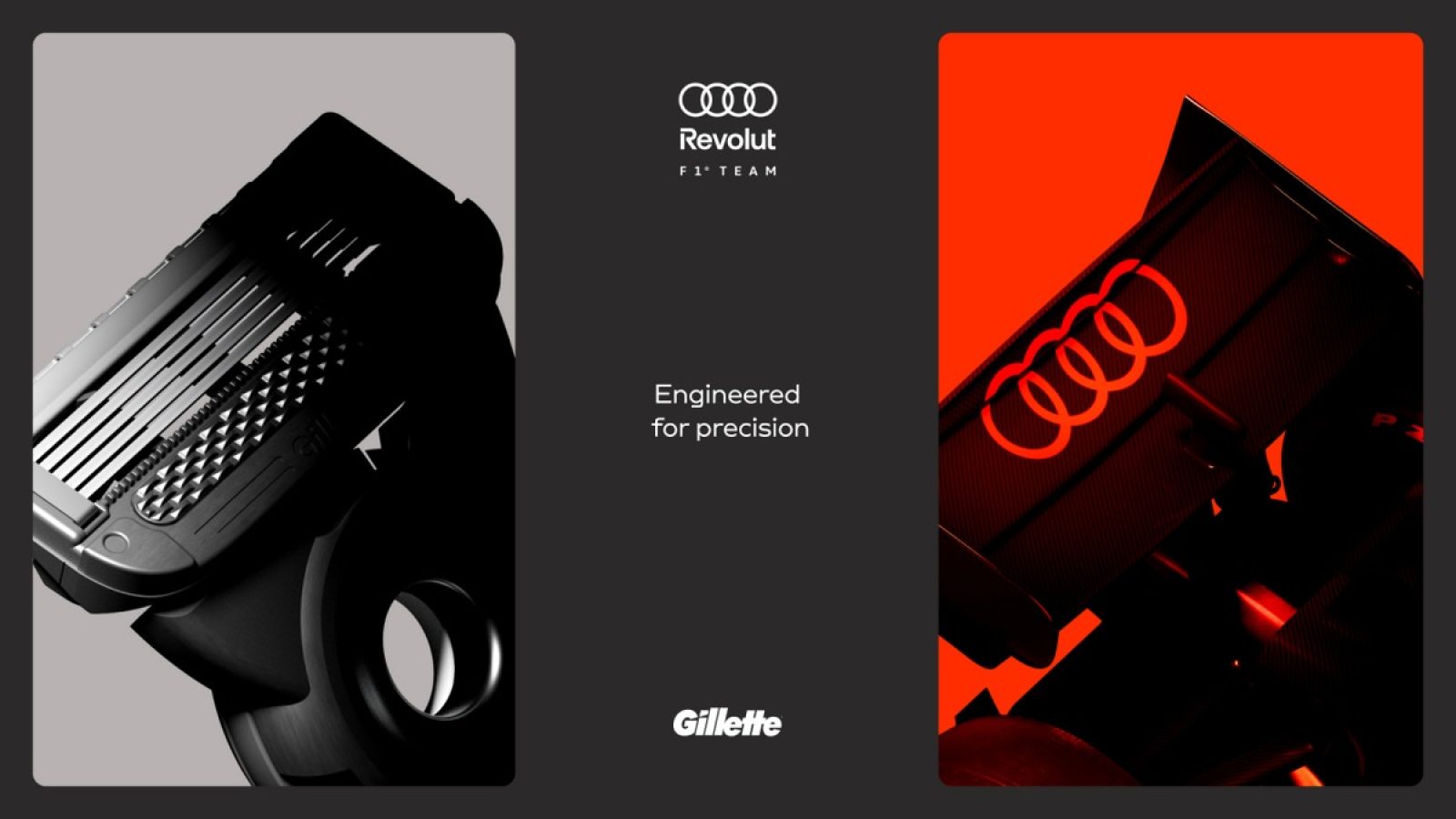 Audi Revolut F1 Team und Gillette / Weiterer Text über ots und www.presseportal.de/nr/35513 / Die Verwendung dieses Bildes für redaktionelle Zwecke ist unter Beachtung aller mitgeteilten Nutzungsbedingungen zulässig und dann auch honorarfrei. Veröffentlichung ausschließlich mit Bildrechte-Hinweis.