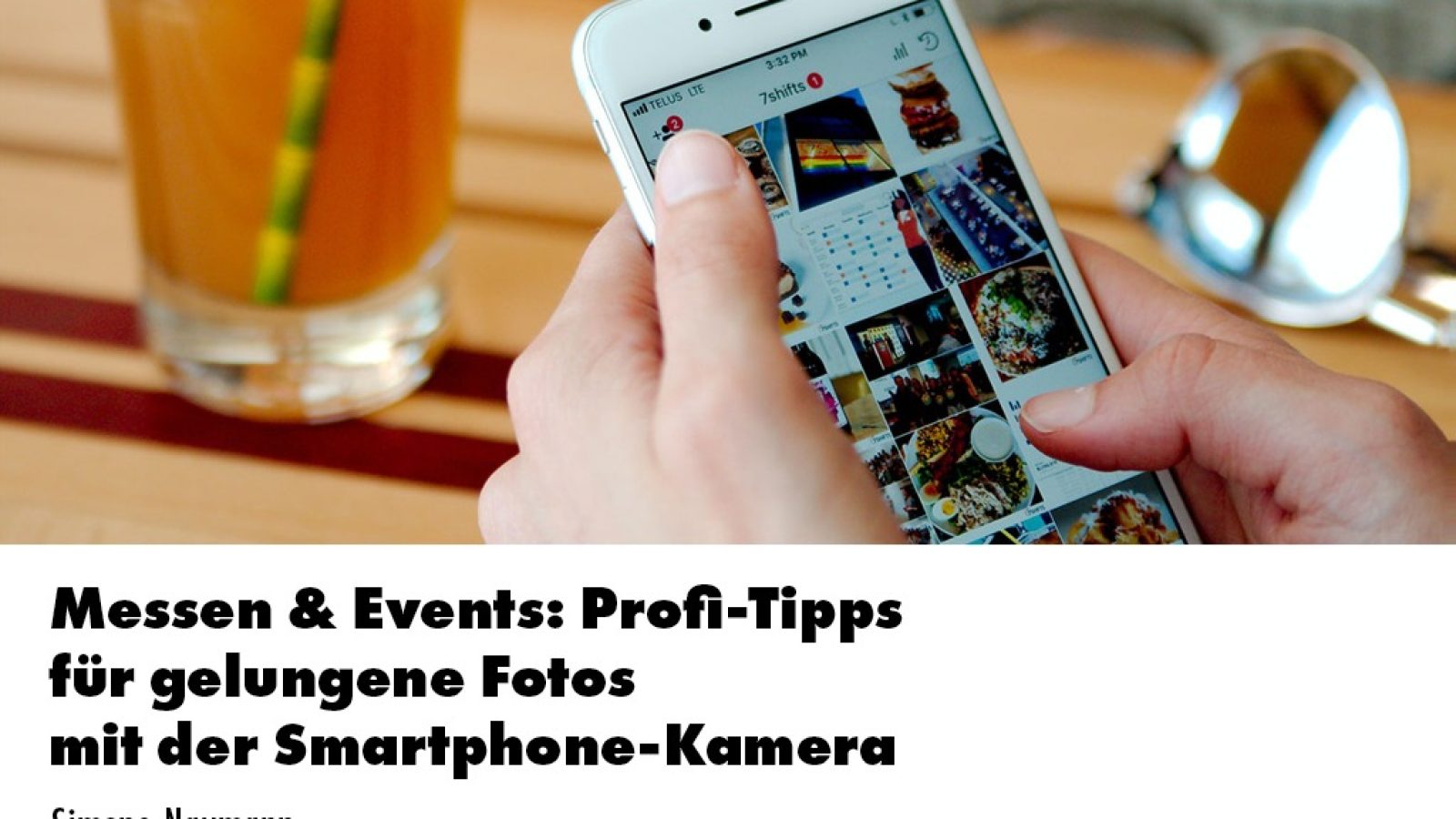 Webinar: Messen & Events - Profi-Tipps für gelungene Fotos mit der Smartphone-Kamera / Weiterer Text über ots und www.presseportal.de/nr/166760 / Die Verwendung dieses Bildes für redaktionelle Zwecke ist unter Beachtung aller mitgeteilten Nutzungsbedingungen zulässig und dann auch honorarfrei. Veröffentlichung ausschließlich mit Bildrechte-Hinweis.