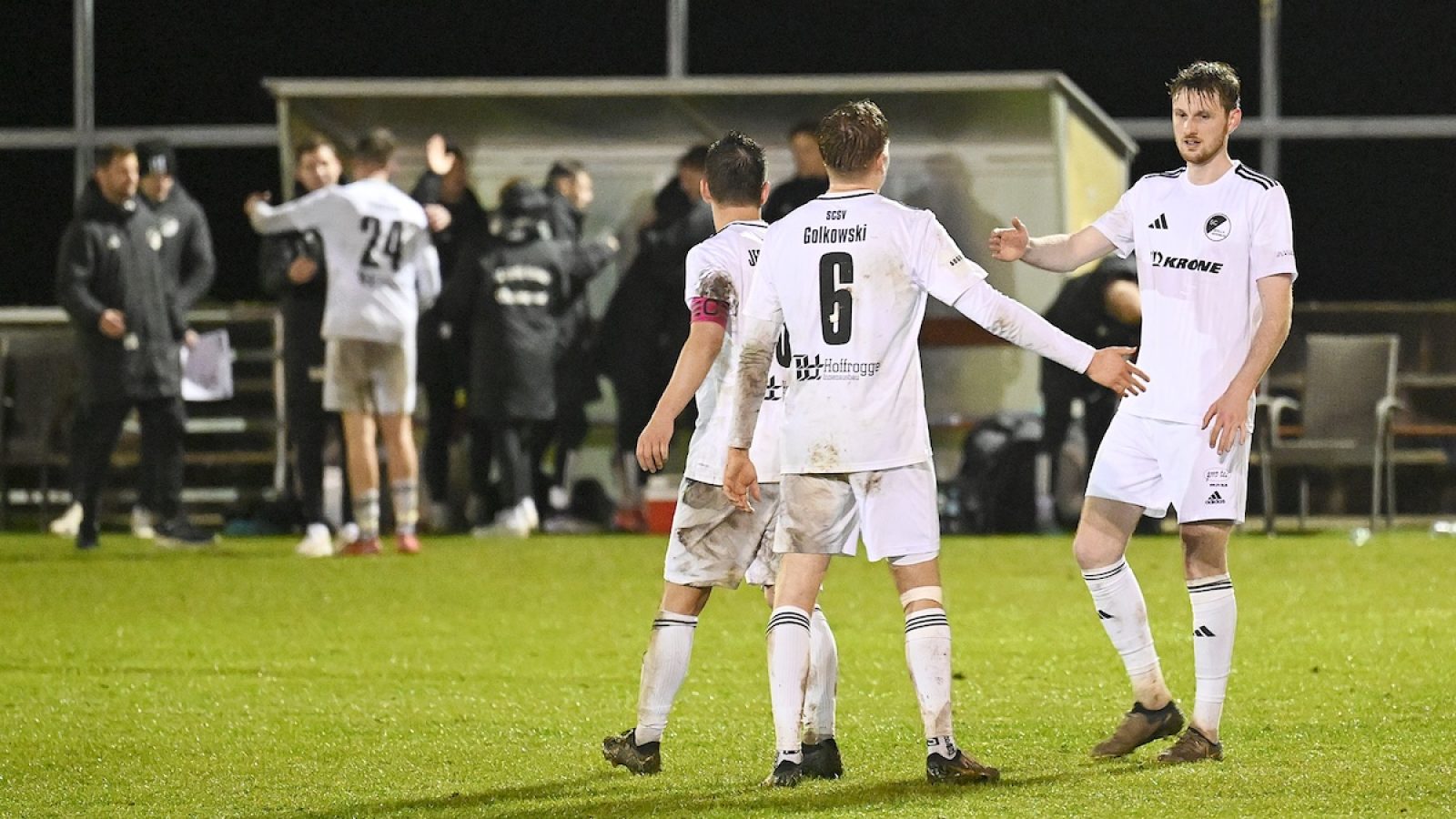 Speller Freude nach dem Schlusspfiff