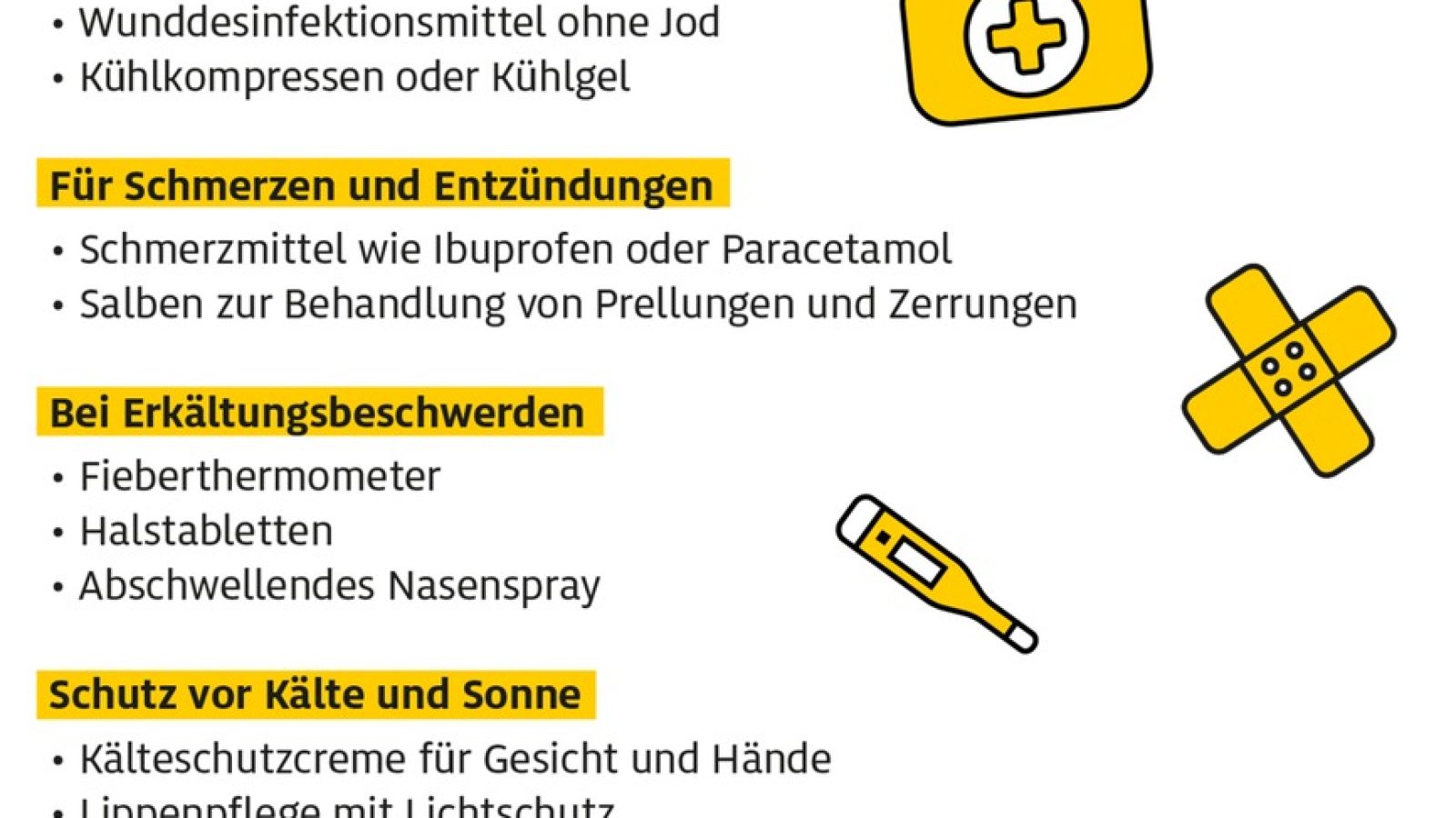 Checkliste Skiurlaub-Reiseapotheke / Weiterer Text über ots und www.presseportal.de/nr/122834 / Die Verwendung dieses Bildes für redaktionelle Zwecke ist unter Beachtung aller mitgeteilten Nutzungsbedingungen zulässig und dann auch honorarfrei. Veröffentlichung ausschließlich mit Bildrechte-Hinweis.