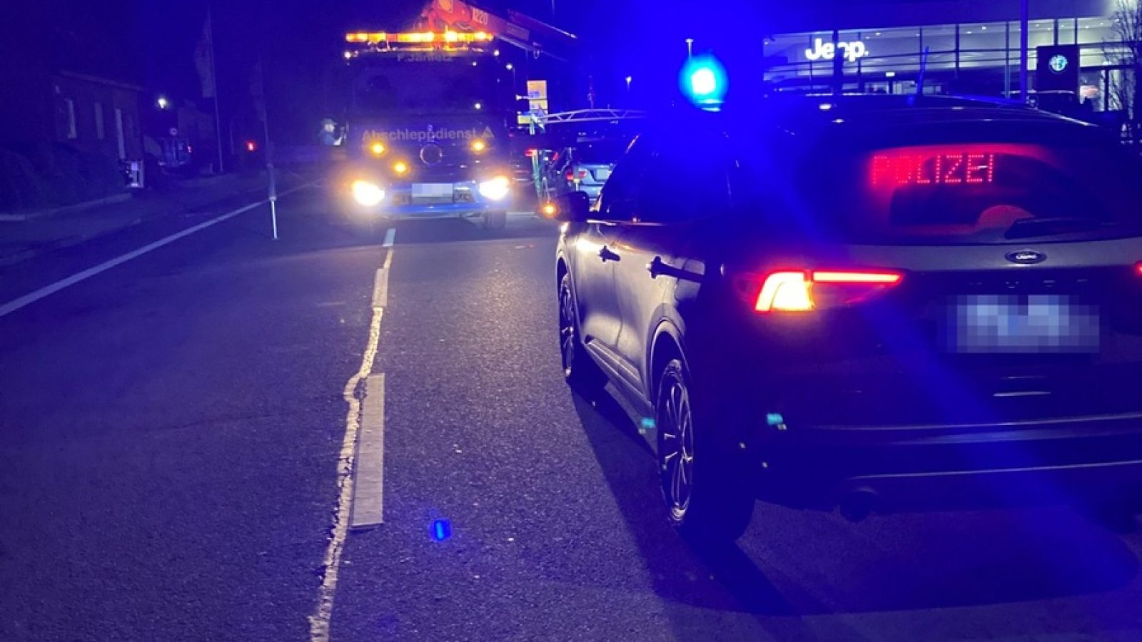 Sicherstellung der Fahrzeuge