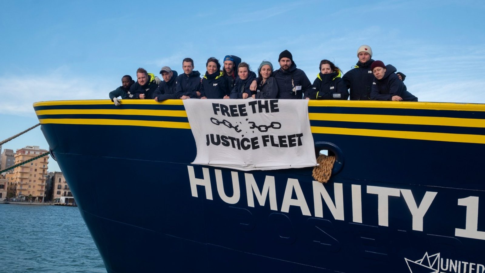 Das Rettungsschiff von SOS Humanity, die Humanity 1, wurde im Hafen von Trapani in Italien festgesetzt. / Weiterer Text über ots und www.presseportal.de/nr/181689 / Die Verwendung dieses Bildes für redaktionelle Zwecke ist unter Beachtung aller mitgeteilten Nutzungsbedingungen zulässig und dann auch honorarfrei. Veröffentlichung ausschließlich mit Bildrechte-Hinweis.