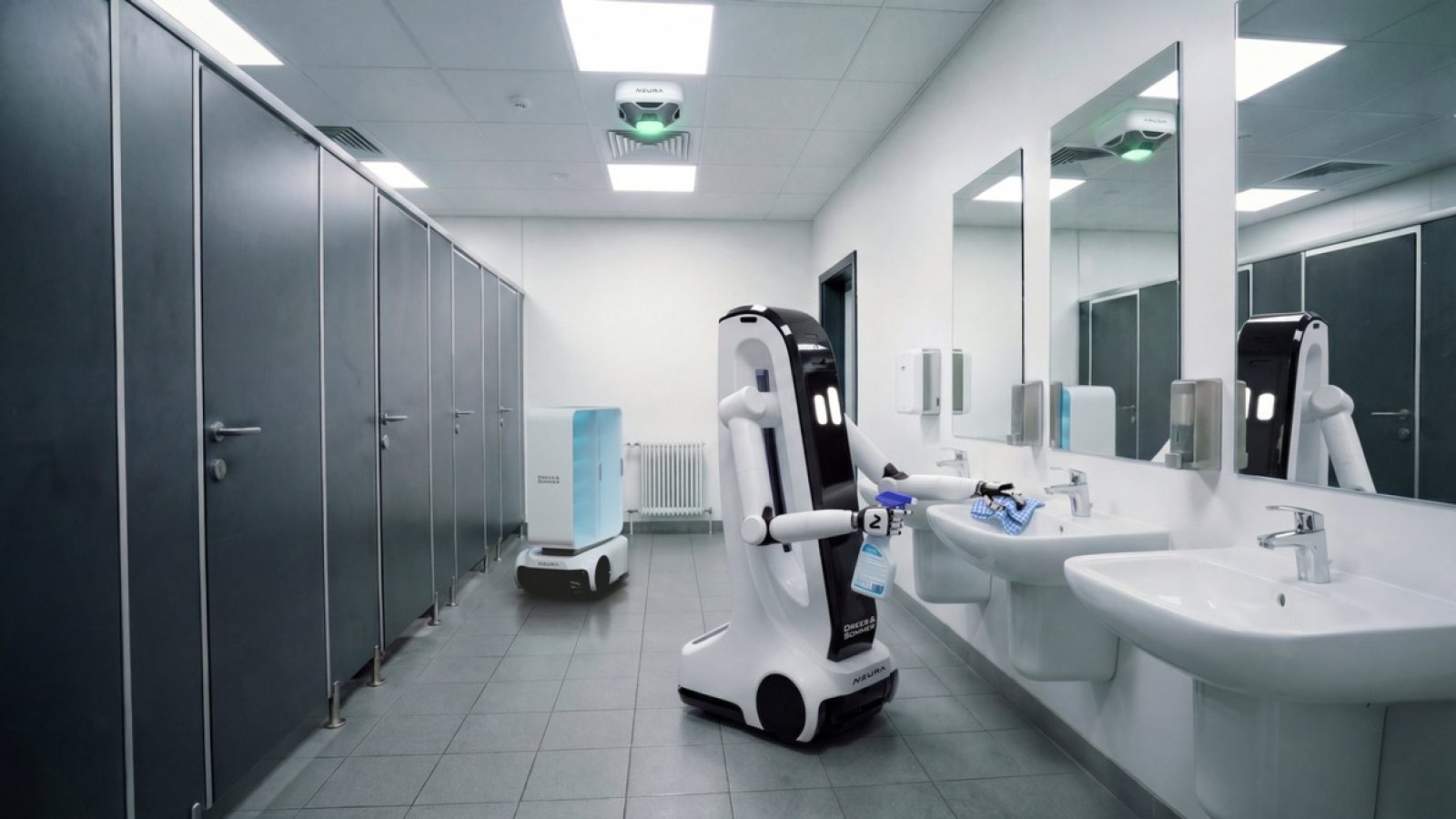 Digitale Helfer im Alltag: Kognitive Roboter entlasten Menschen dort, wo Personal fehlt. © NEURA ROBOTICS / Weiterer Text über ots und www.presseportal.de/nr/134210 / Die Verwendung dieses Bildes für redaktionelle Zwecke ist unter Beachtung aller mitgeteilten Nutzungsbedingungen zulässig und dann auch honorarfrei. Veröffentlichung ausschließlich mit Bildrechte-Hinweis.