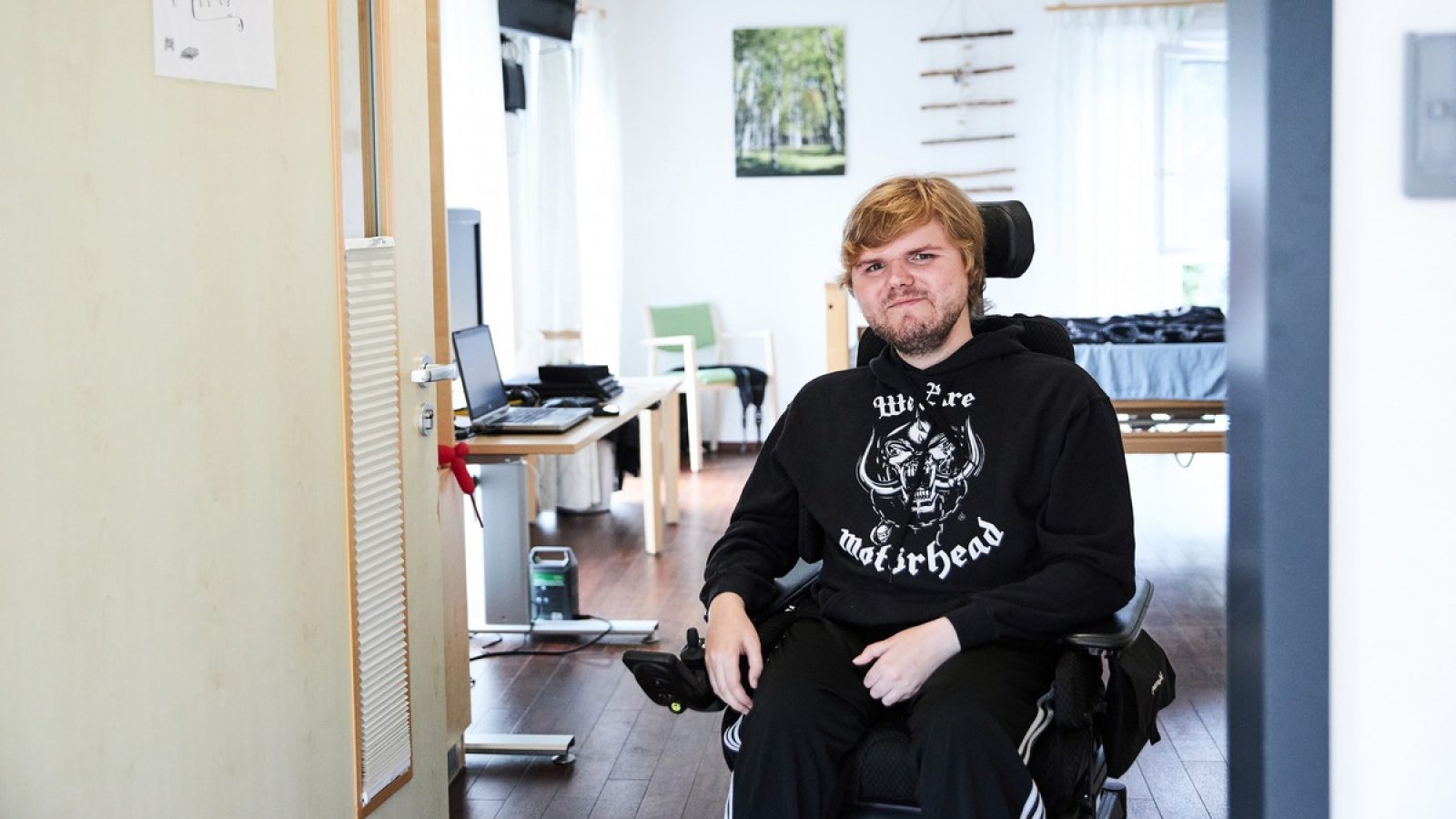 Marius im Jugendhospiz Balthasar / Weiterer Text über ots und www.presseportal.de/nr/105071 / Die Verwendung dieses Bildes für redaktionelle Zwecke ist unter Beachtung aller mitgeteilten Nutzungsbedingungen zulässig und dann auch honorarfrei. Veröffentlichung ausschließlich mit Bildrechte-Hinweis.