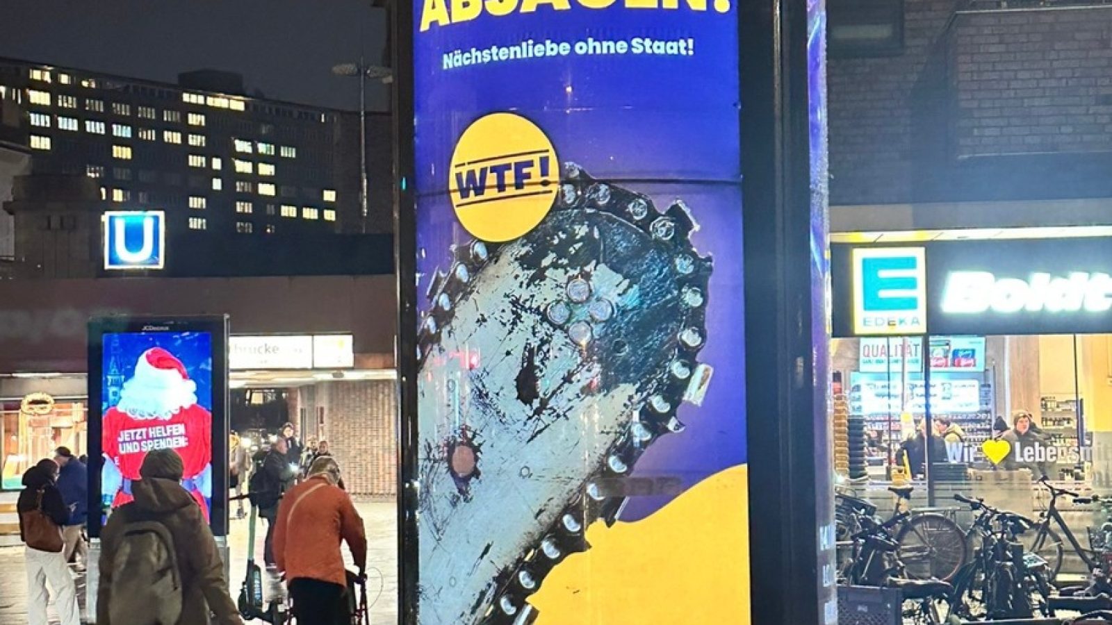 "Sozialstaat absägen" - Team Freiheit präsentiert erste Plakatkampagne / Weiterer Text über ots und www.presseportal.de/nr/181186 / Die Verwendung dieses Bildes für redaktionelle Zwecke ist unter Beachtung aller mitgeteilten Nutzungsbedingungen zulässig und dann auch honorarfrei. Veröffentlichung ausschließlich mit Bildrechte-Hinweis.