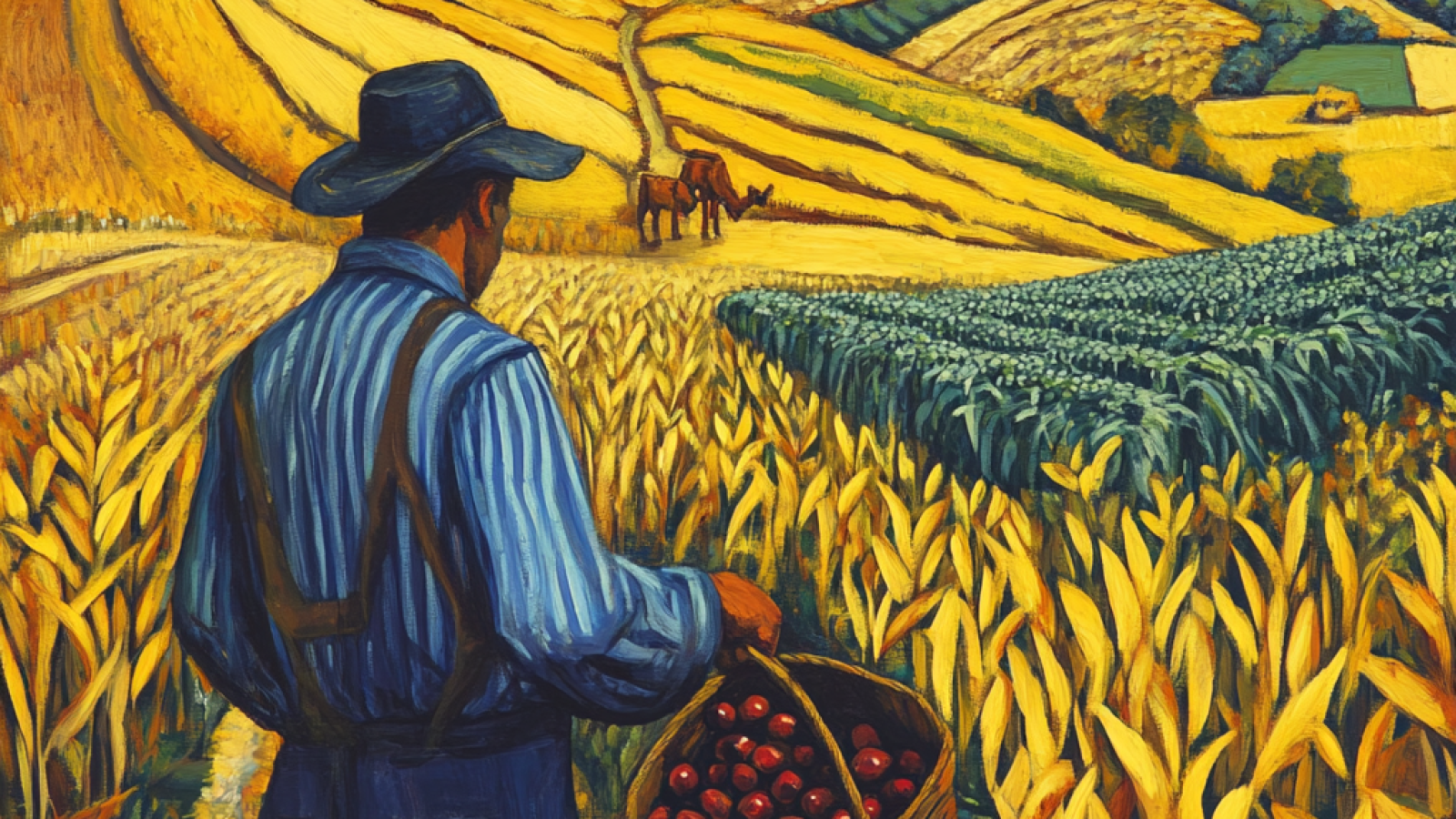 Farmer auf dem Feld (Symbolfoto)