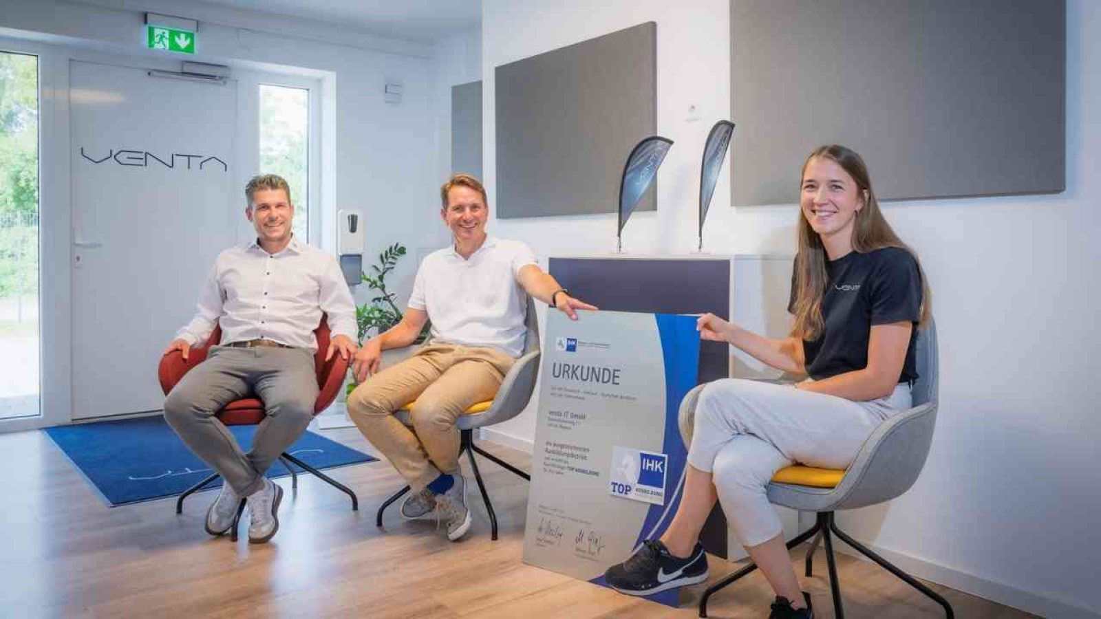 venta IT GmbH erneut mit IHK-Siegel „Top Ausbildung“ ausgezeichnet