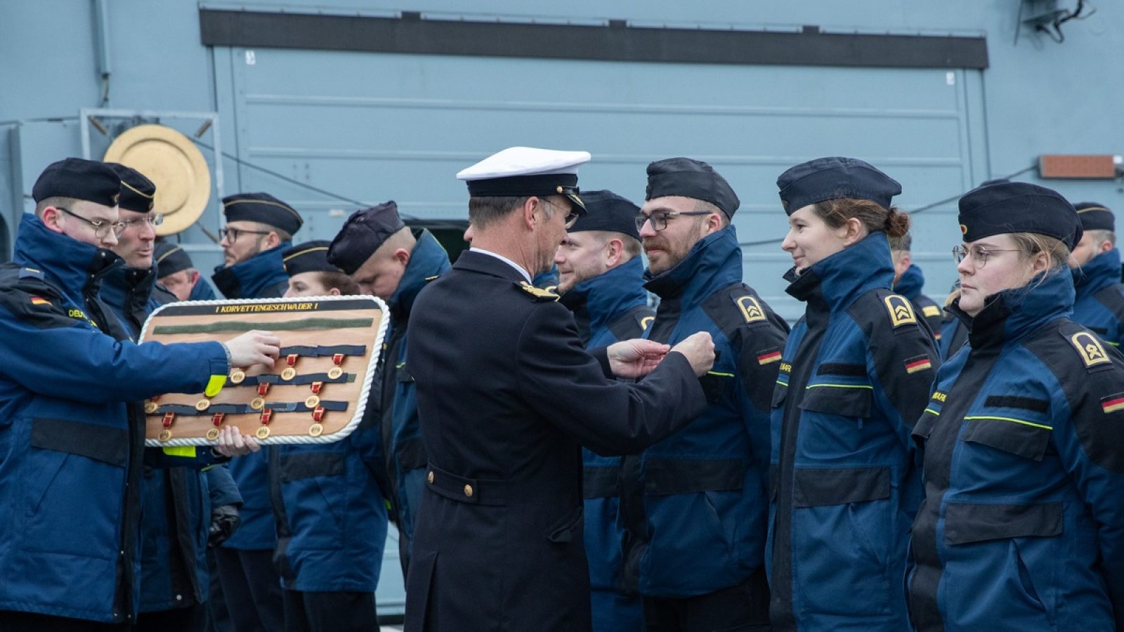 Verleihung Gefechtsmedaille