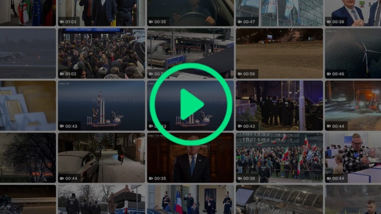 Videoinhalte im Portal der dpa Picture-Alliance. / Weiterer Text über ots und www.presseportal.de/nr/60900 / Die Verwendung dieses Bildes für redaktionelle Zwecke ist unter Beachtung aller mitgeteilten Nutzungsbedingungen zulässig und dann auch honorarfrei. Veröffentlichung ausschließlich mit Bildrechte-Hinweis.
