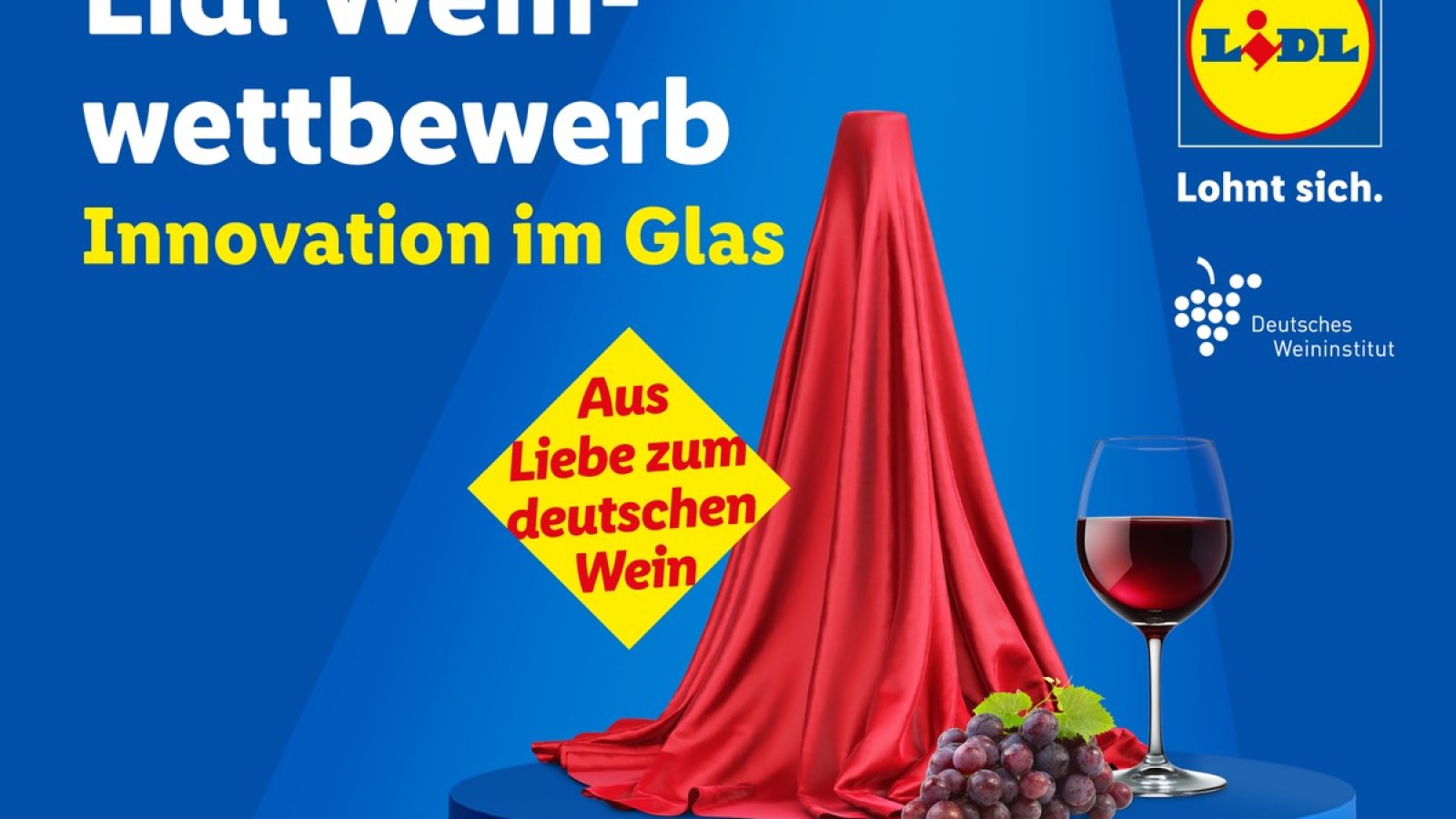 Aus Liebe zum Deutschen Wein: Lidl startet Wettbewerb für heimische Weinbranche / Weiterer Text über ots und www.presseportal.de/nr/58227 / Die Verwendung dieses Bildes für redaktionelle Zwecke ist unter Beachtung aller mitgeteilten Nutzungsbedingungen zulässig und dann auch honorarfrei. Veröffentlichung ausschließlich mit Bildrechte-Hinweis.