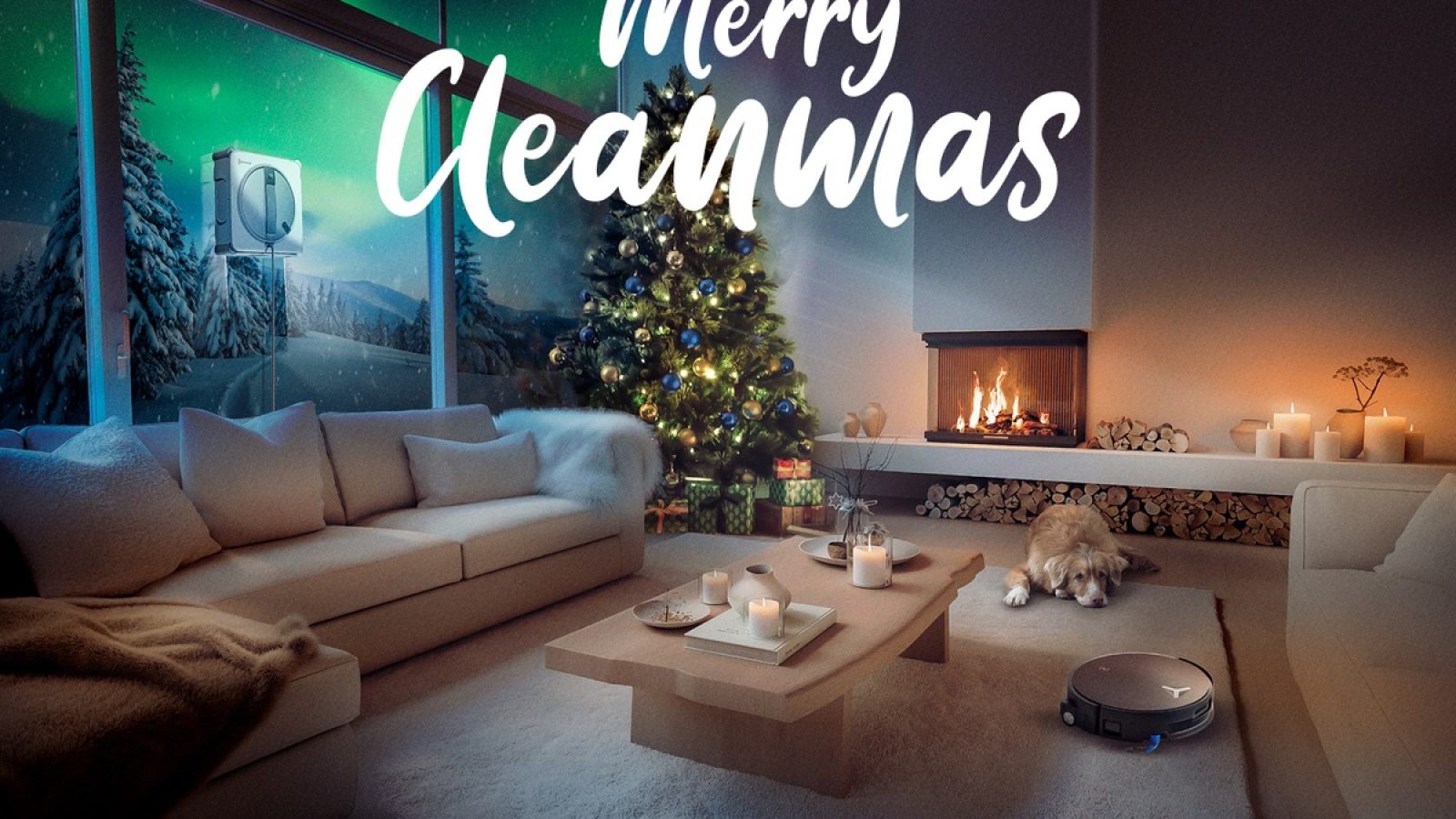 Strahlend saubere Festtage mit den X-Mas Helfern von ECOVACS / Weiterer Text über ots und www.presseportal.de/nr/114369 / Die Verwendung dieses Bildes für redaktionelle Zwecke ist unter Beachtung aller mitgeteilten Nutzungsbedingungen zulässig und dann auch honorarfrei. Veröffentlichung ausschließlich mit Bildrechte-Hinweis.